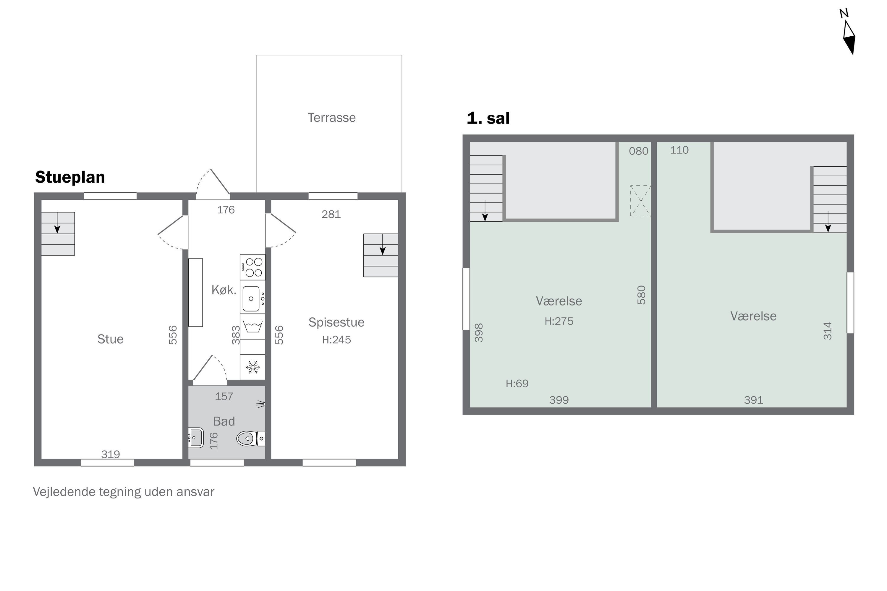 Plantegninger billede af Isefjordsvej 12, 4500 Nykøbing Sj