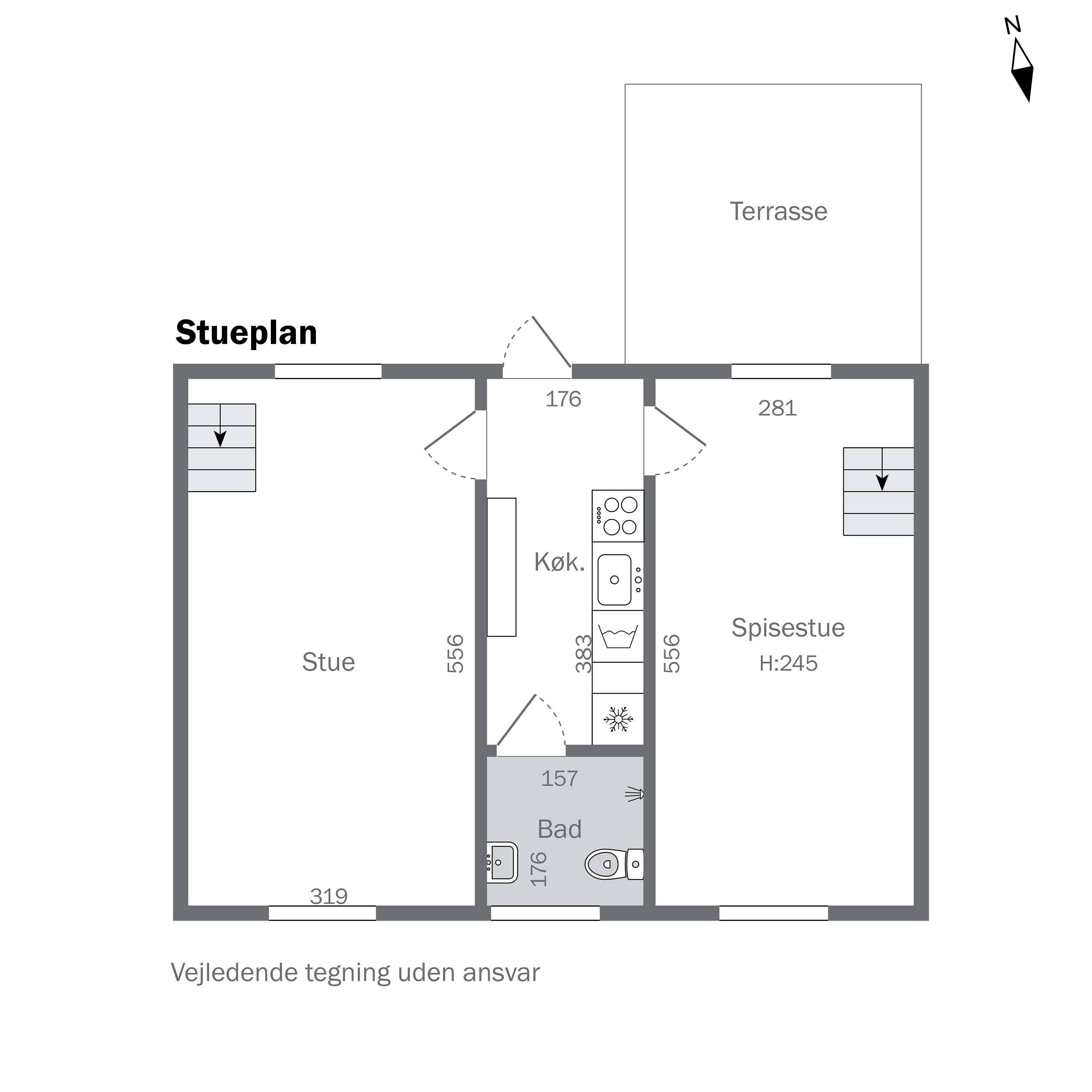 Plantegninger billede af Isefjordsvej 12, 4500 Nykøbing Sj