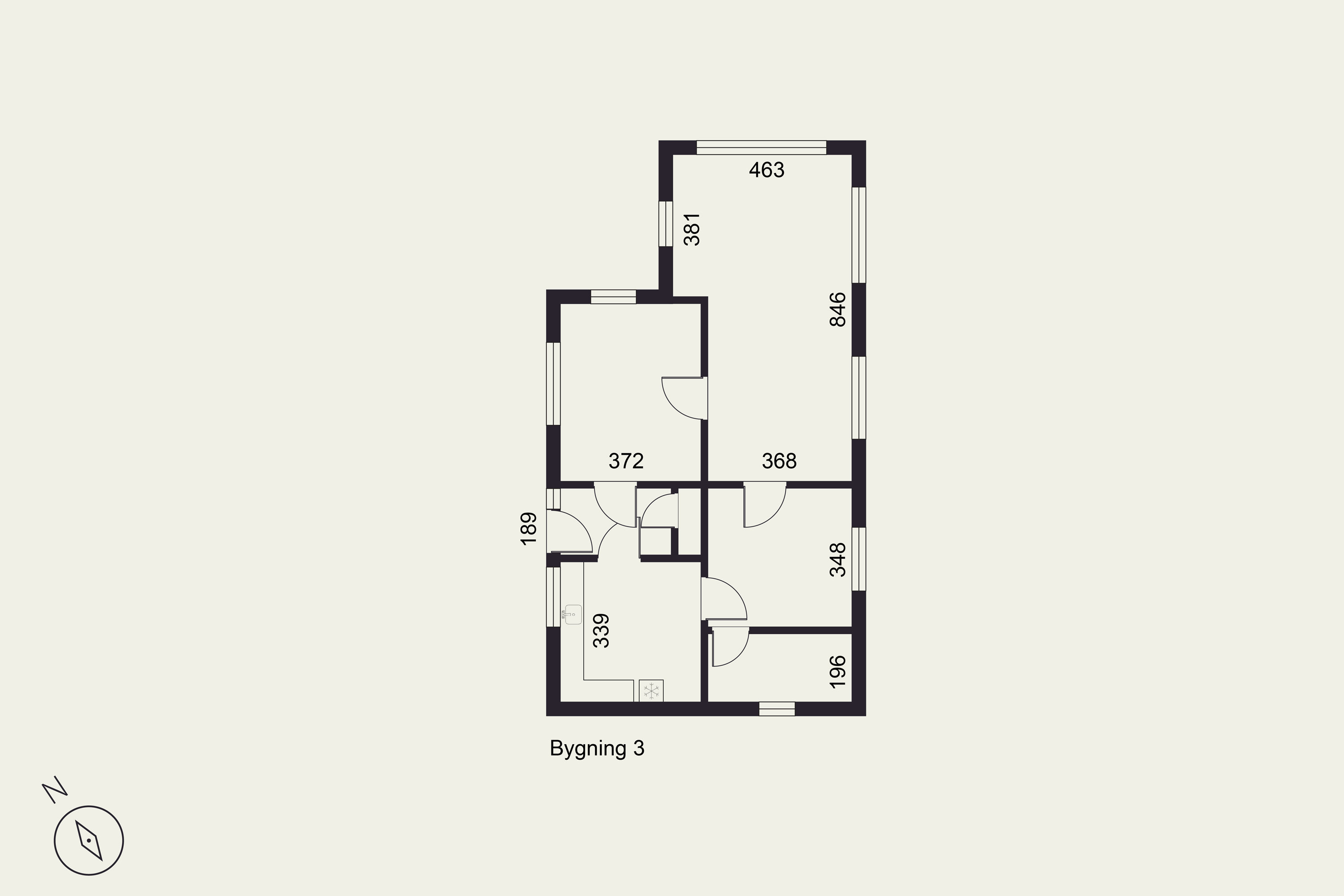 Plantegninger billede af Viborgvej 713, 8471 Sabro