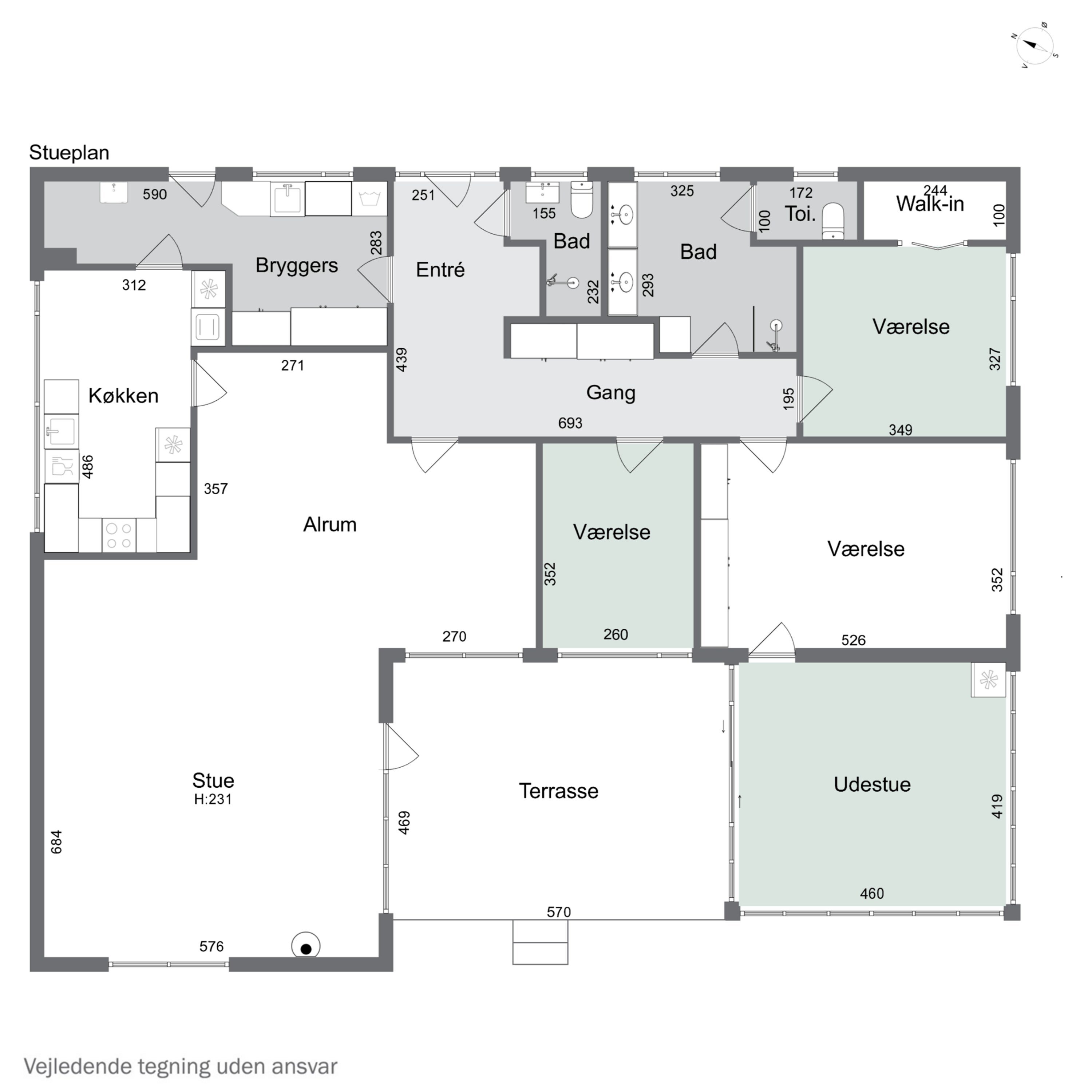 Plantegninger billede af Pingels Alle 72, Rønne, 3700 Rønne