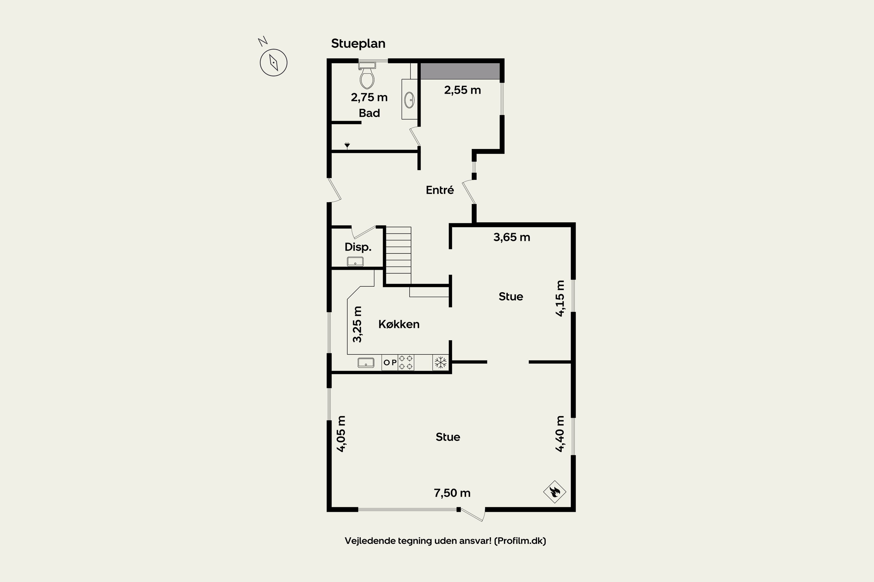 Plantegninger billede af Sorøvej 29, 4295 Stenlille
