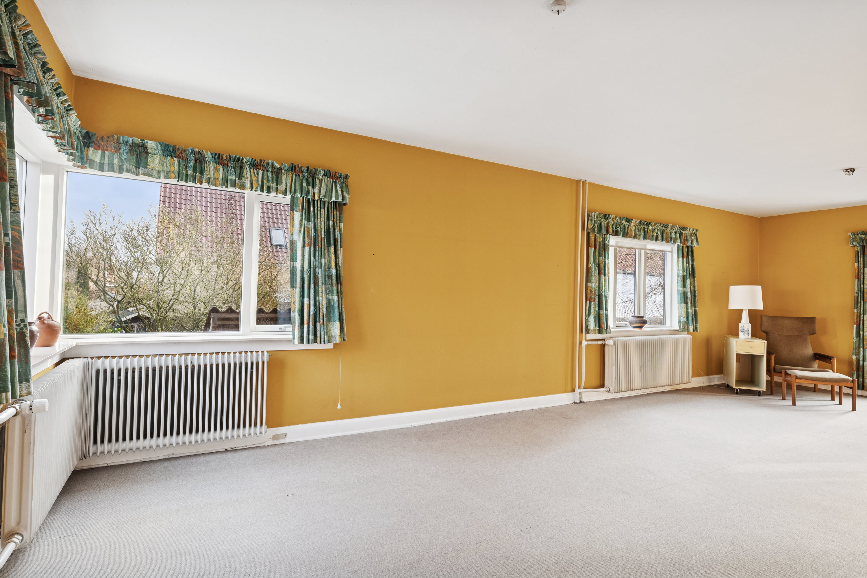 Fremhævet stue billede i fuldskærmstilstand. Billede af Bøgevej 21, 8800 Viborg