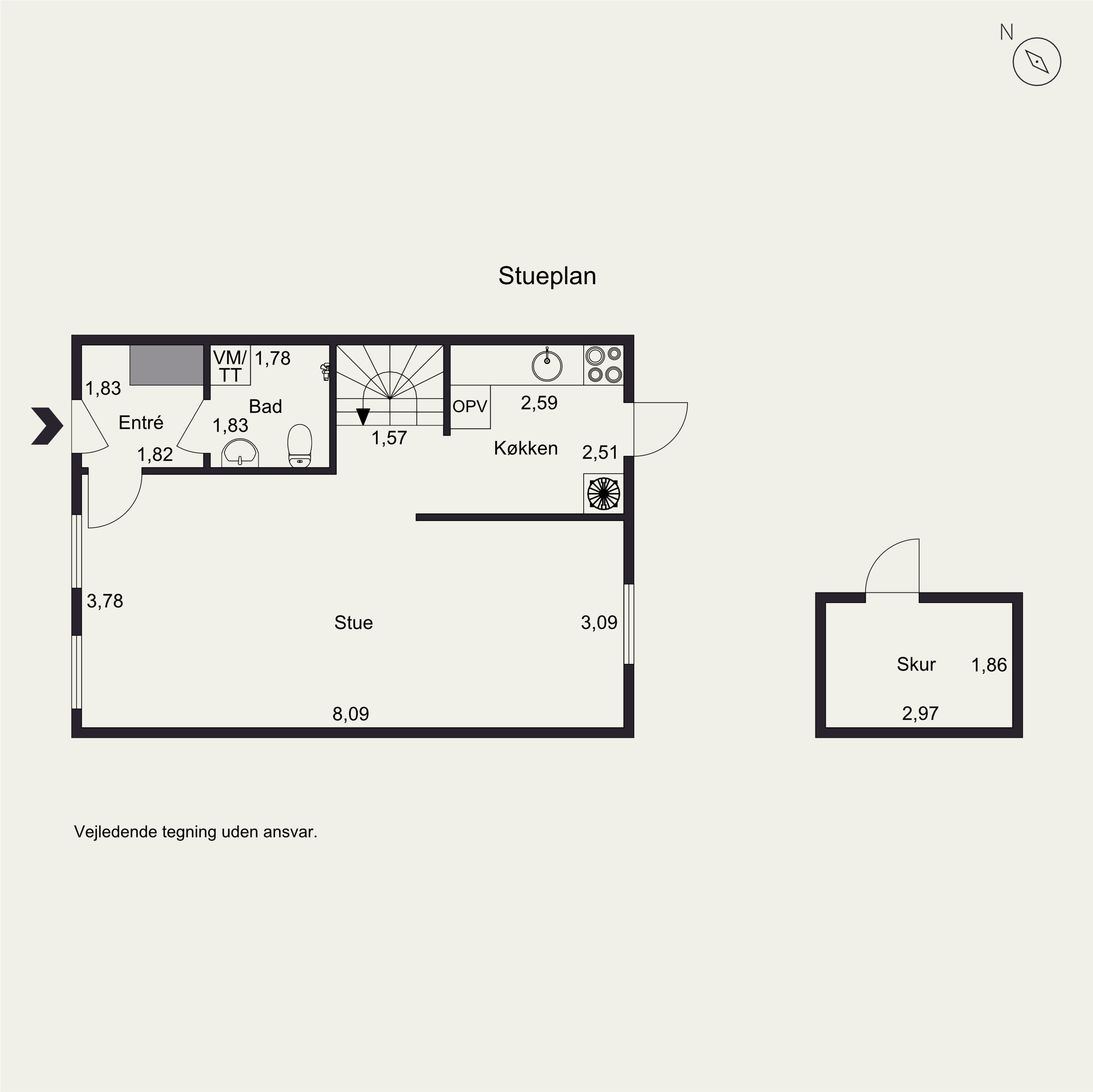 Plantegninger billede af Nørrevold 50, 6800 Varde
