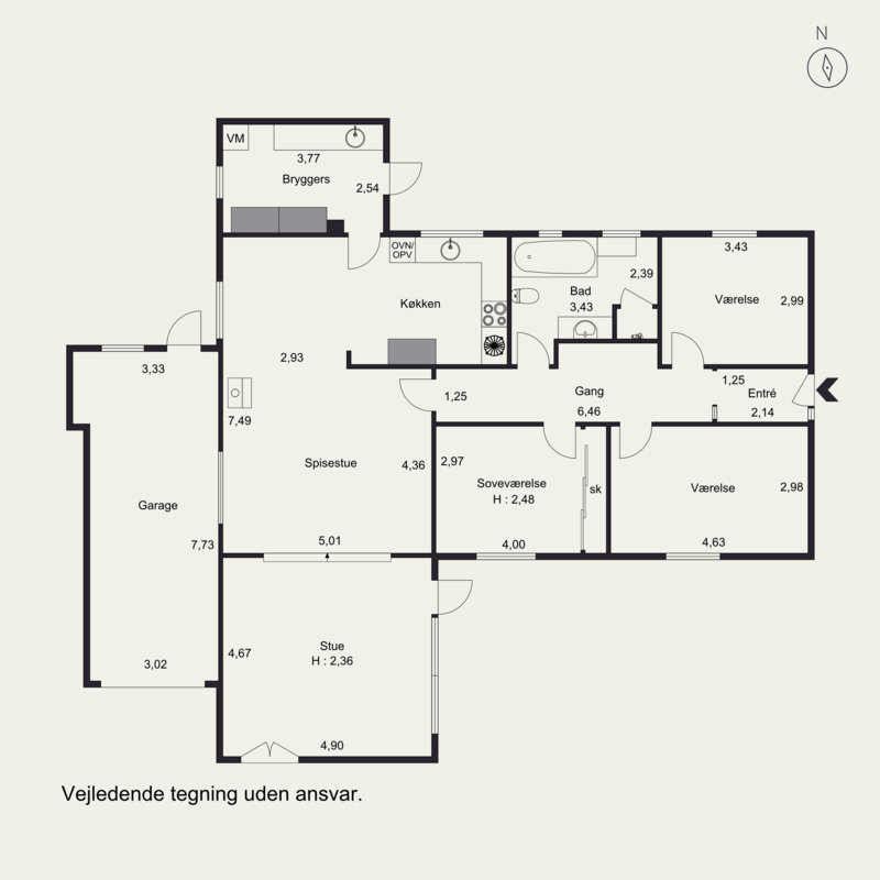 Plantegninger billede af Stenløkke 12, Kliplev, 6200 Aabenraa