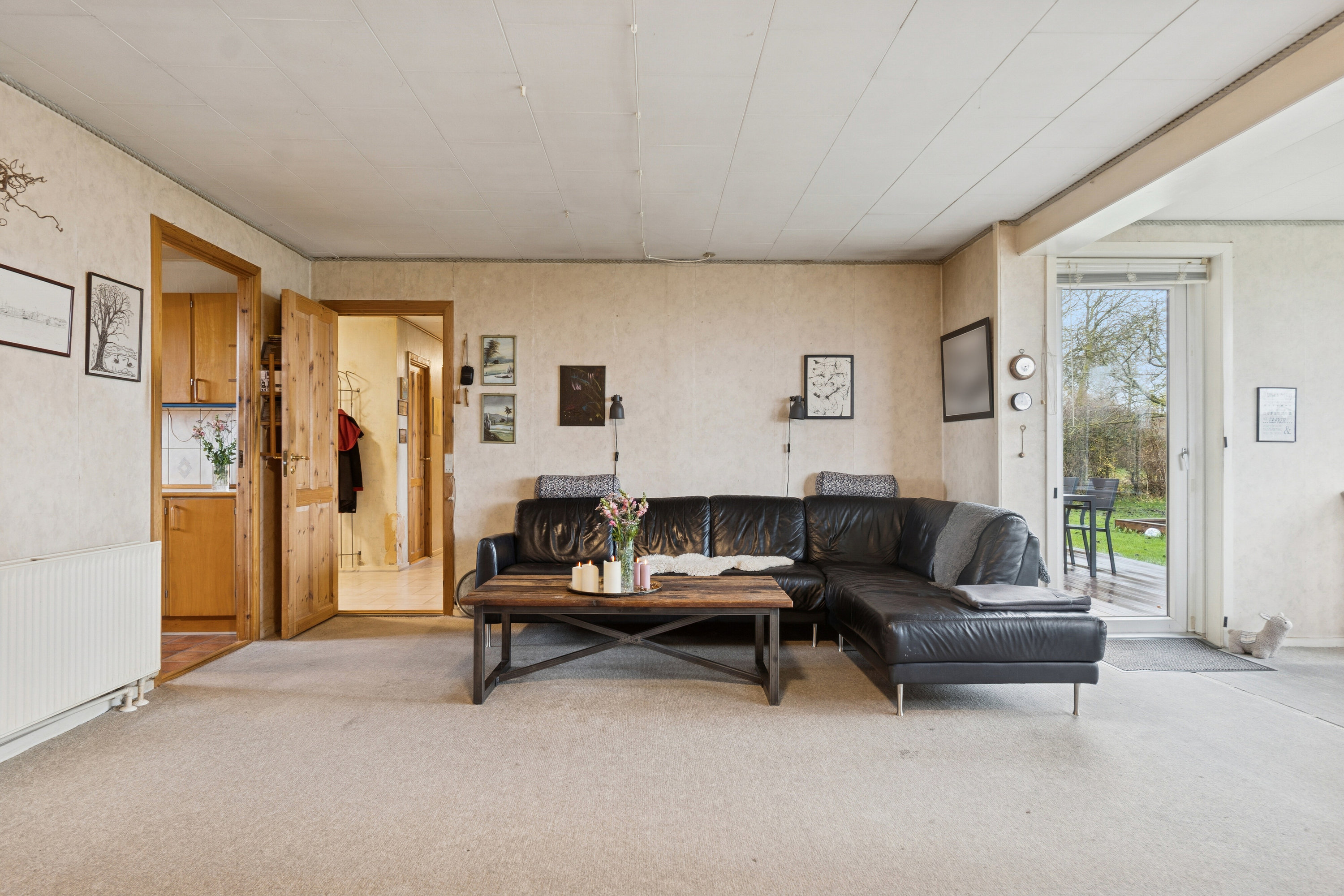 Fremhævet stue billede i fuldskærmstilstand. Billede af Melbyvej 9, Tåsinge, 5700 Svendborg