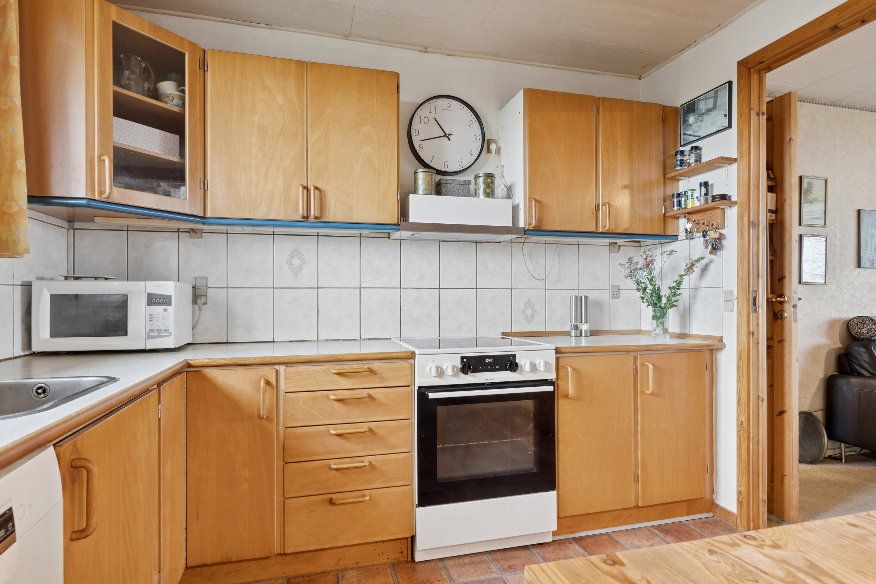 Fremhævet køkken billede i fuldskærmstilstand. Billede af Melbyvej 9, Tåsinge, 5700 Svendborg