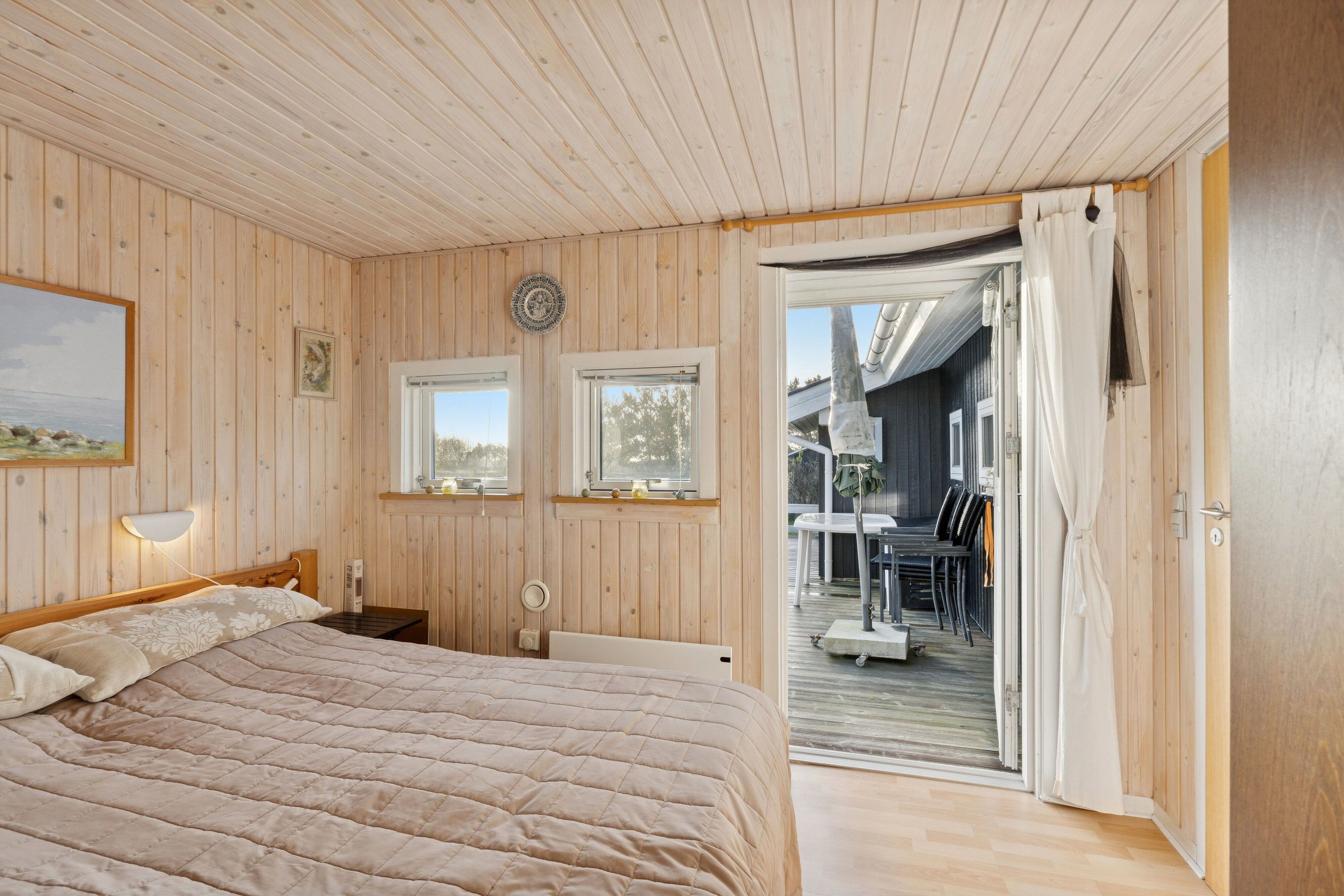 Fremhævet soveværelse billede i fuldskærmstilstand. Billede af Fjordternevej 14, Helligsø, 7760 Hurup Thy