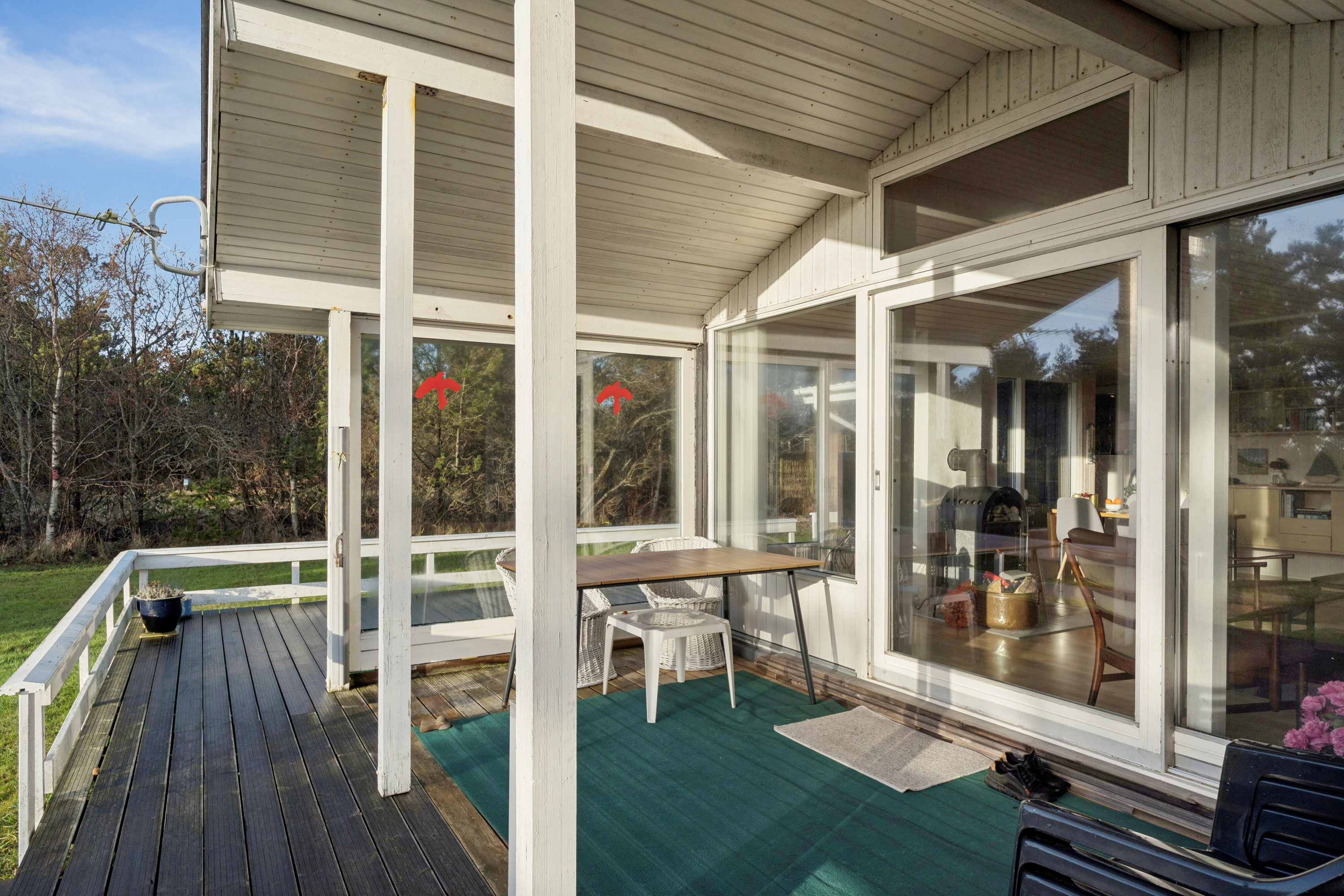 Fremhævet terrasse billede i fuldskærmstilstand. Billede af Fjordternevej 14, Helligsø, 7760 Hurup Thy