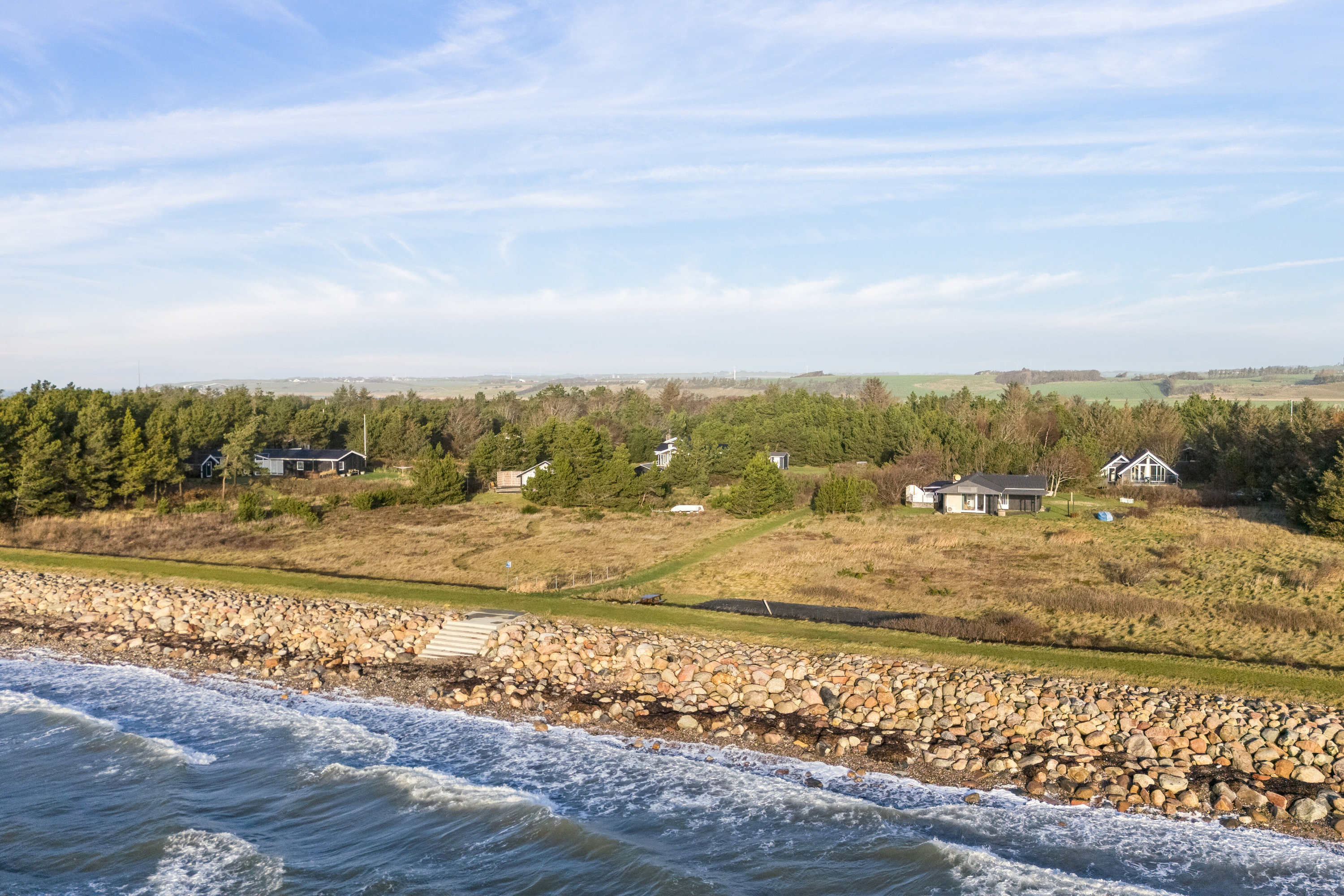 Fremhævet udendørs billede i fuldskærmstilstand. Billede af Fjordternevej 14, Helligsø, 7760 Hurup Thy