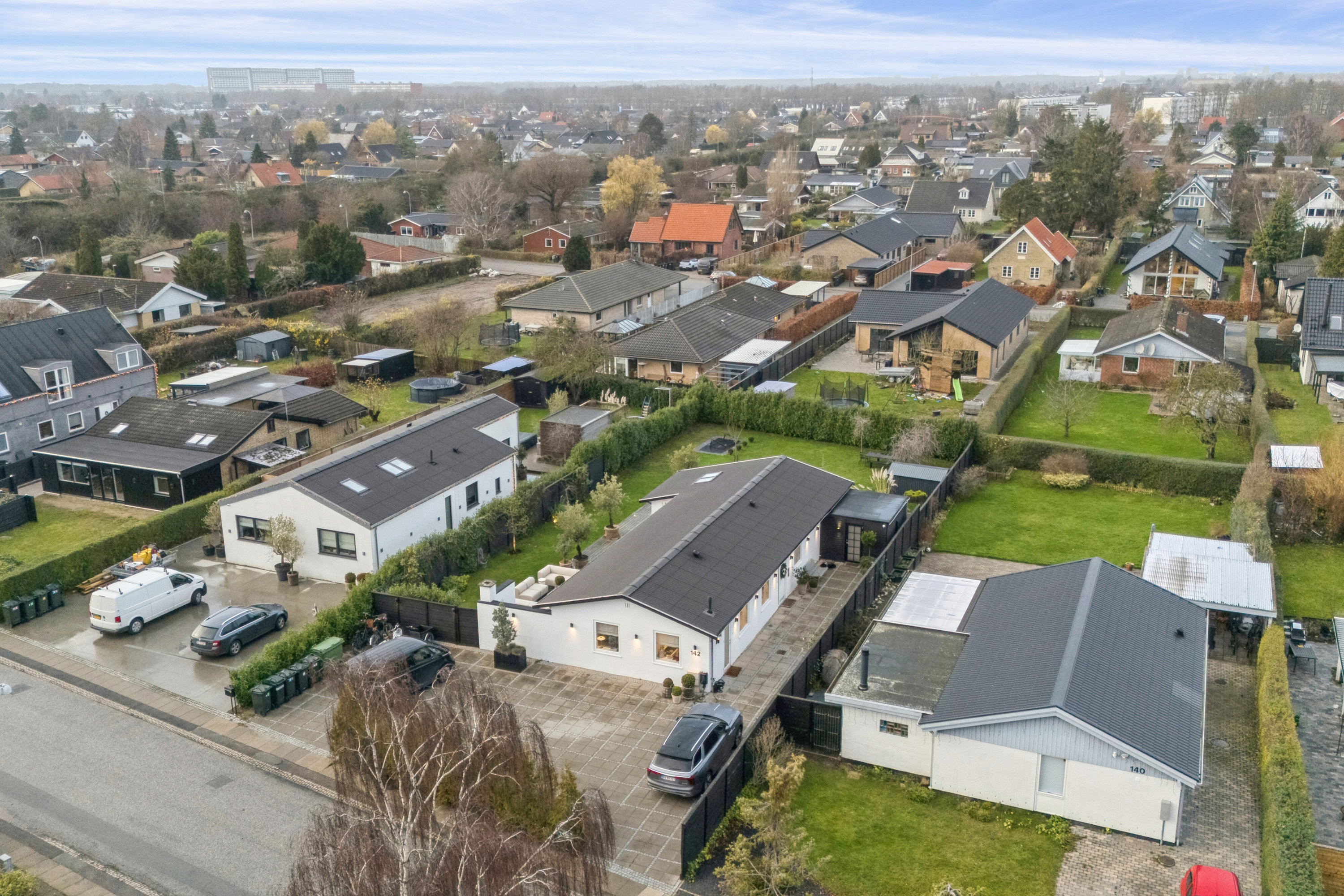 Fremhævet luftfoto billede i fuldskærmstilstand. Billede af Hvidovre Strandvej 142, 2650 Hvidovre