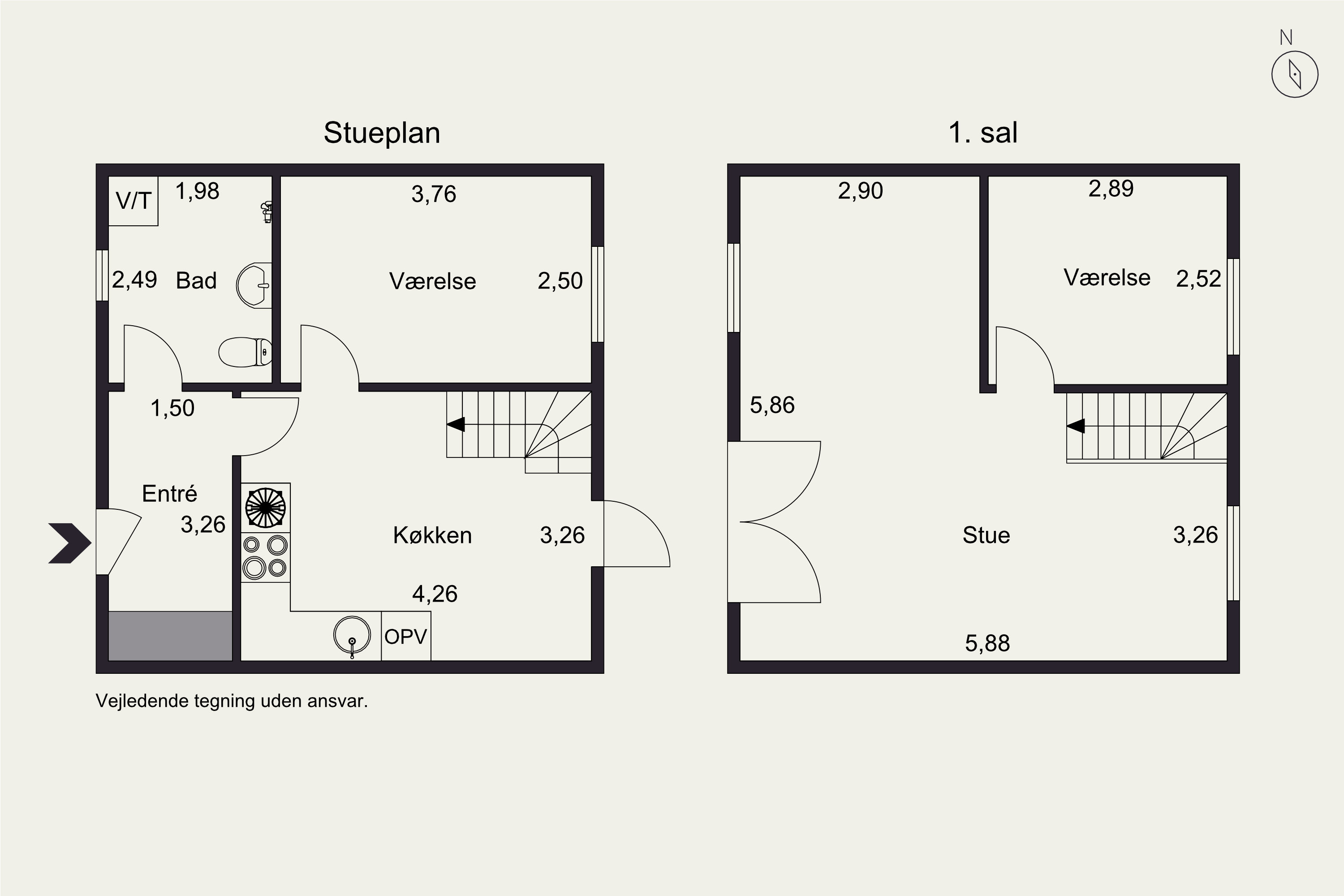Plantegninger billede af Grønlandsparken 164F, 6715 Esbjerg N