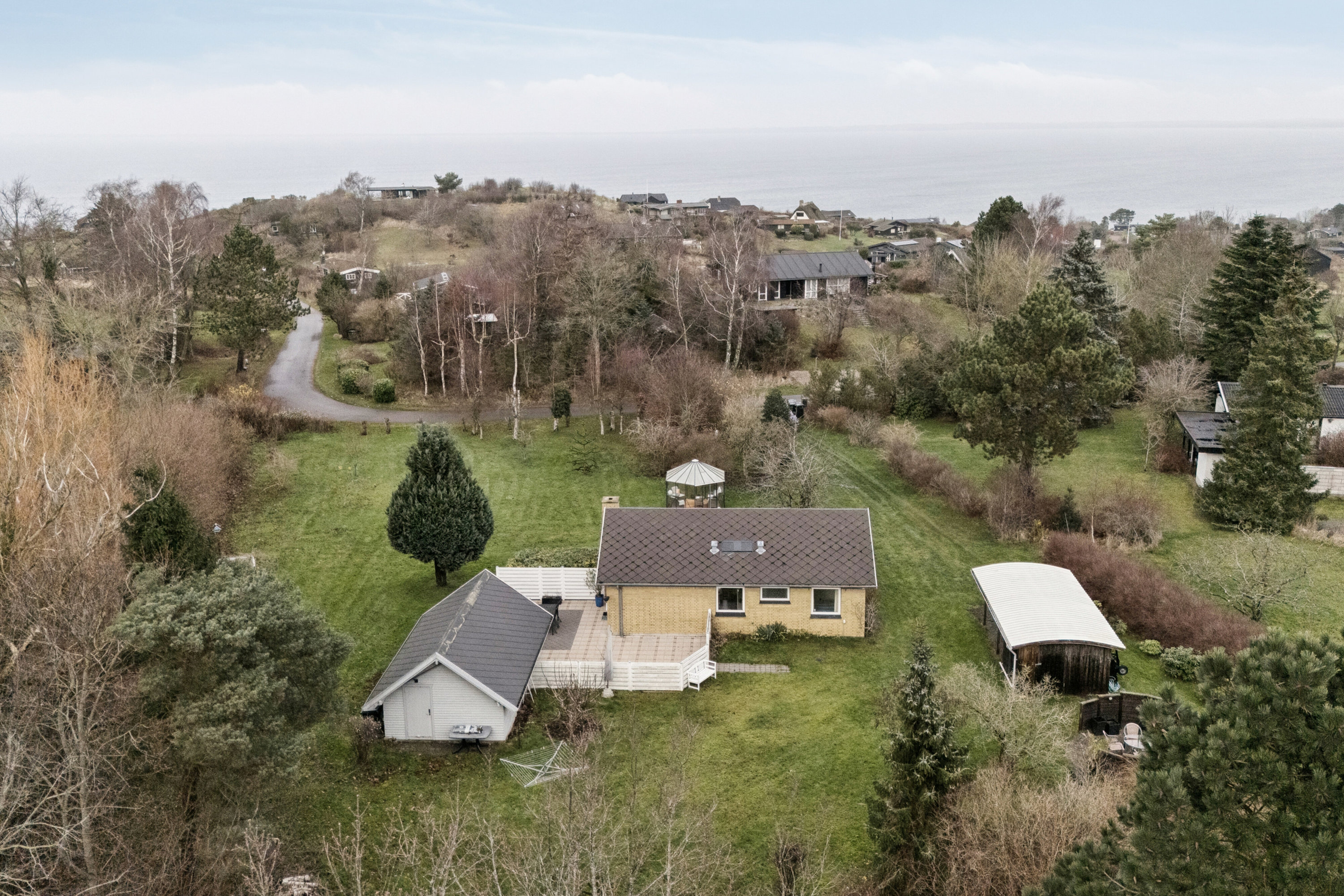 Miniaturebillede 2: luftfoto. Billede af Skelbakken 5, Veddinge Bk, 4550 Asnæs