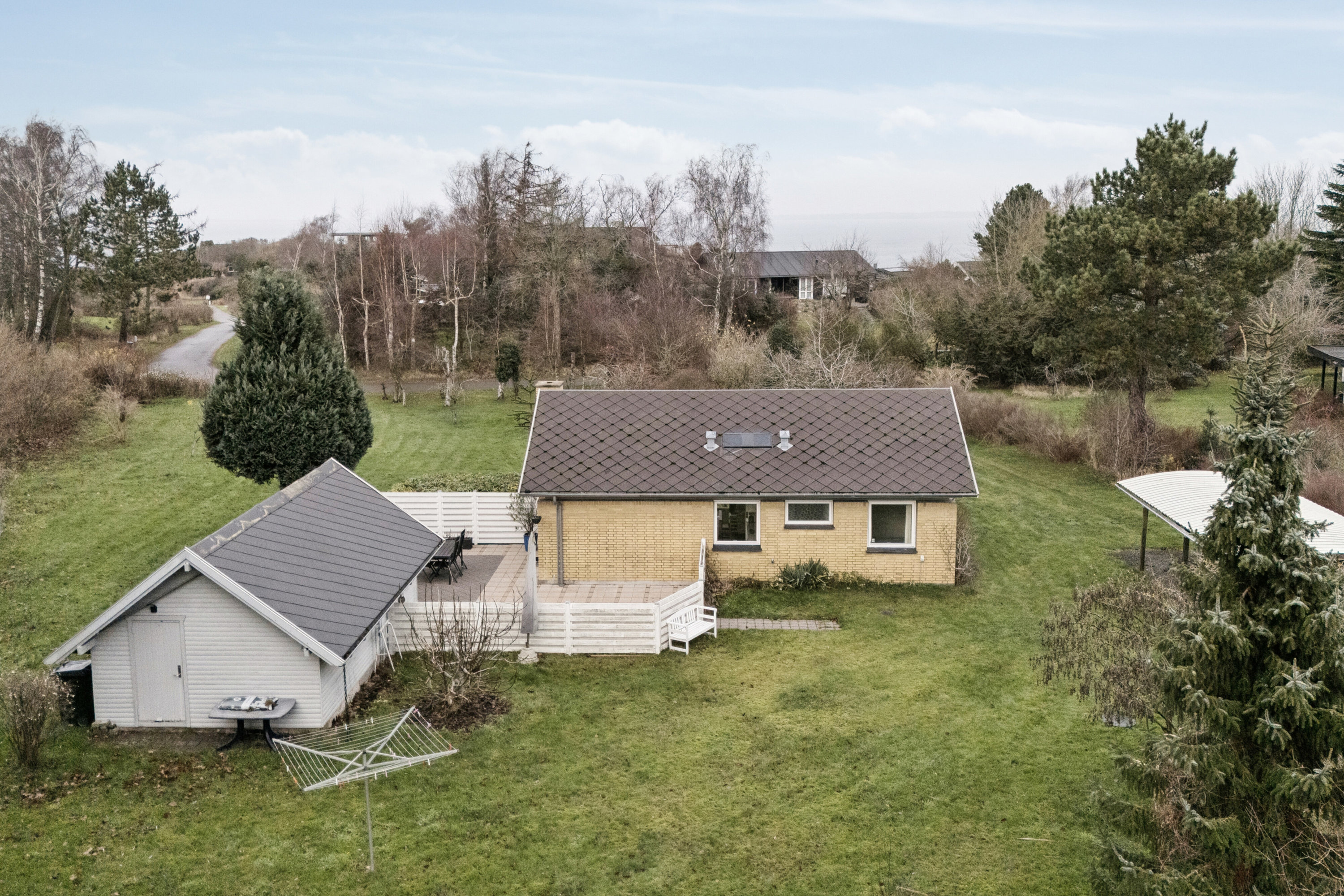 Fremhævet luftfoto billede i fuldskærmstilstand. Billede af Skelbakken 5, Veddinge Bk, 4550 Asnæs