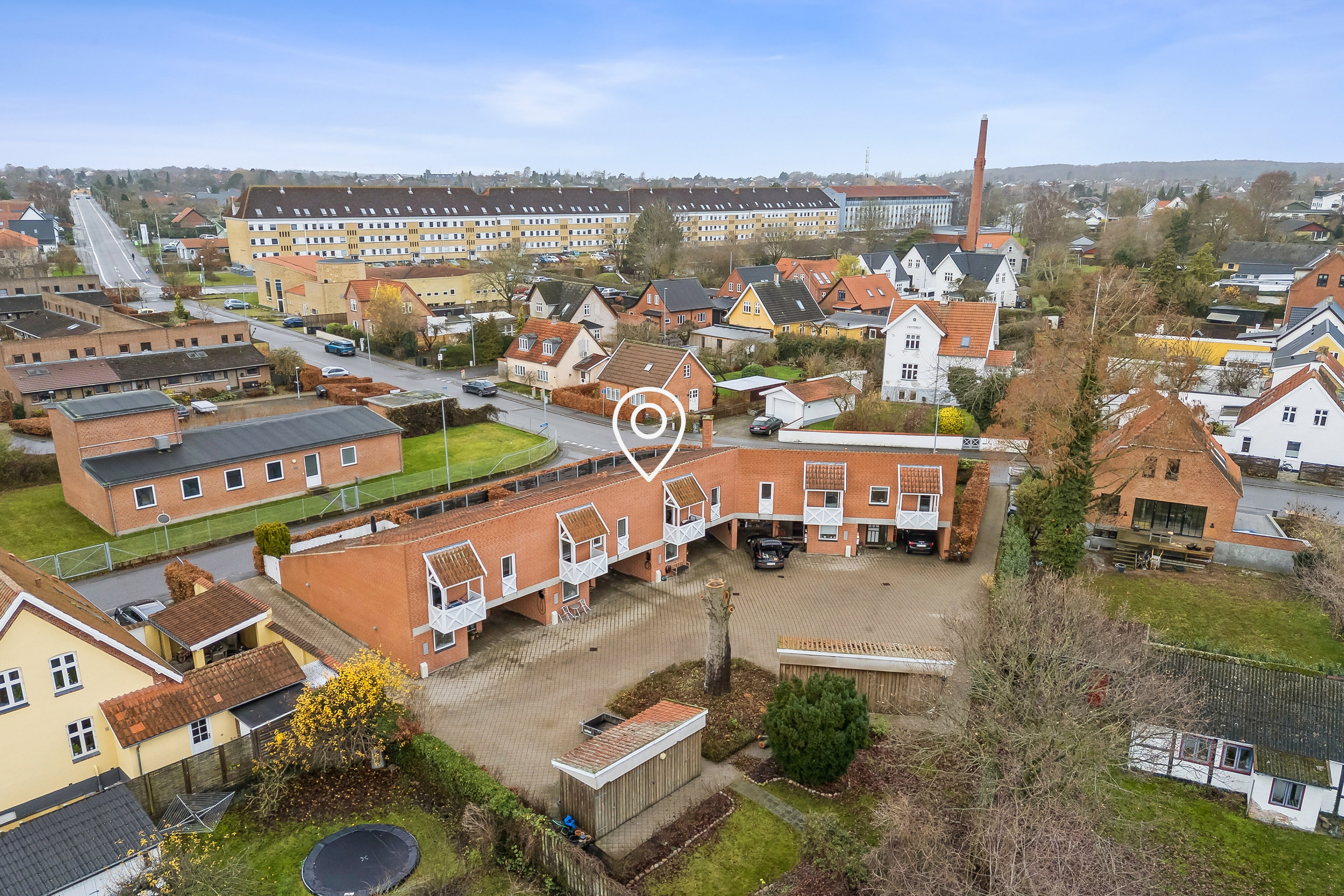 Fremhævet udendørs billede i fuldskærmstilstand. Billede af Møllevej 14, 4700 Næstved