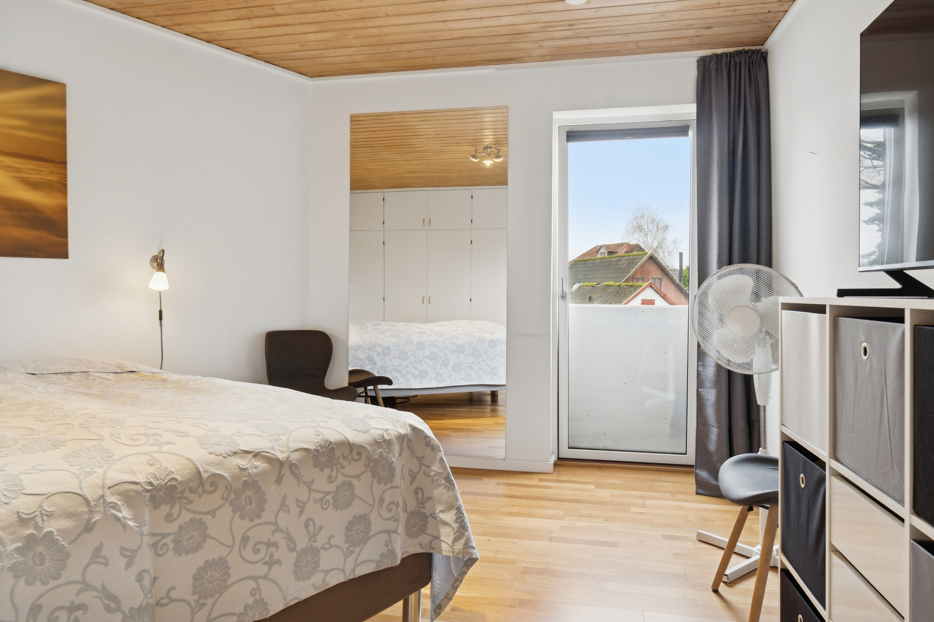 Fremhævet soveværelse billede i fuldskærmstilstand. Billede af Møllevej 14, 4700 Næstved