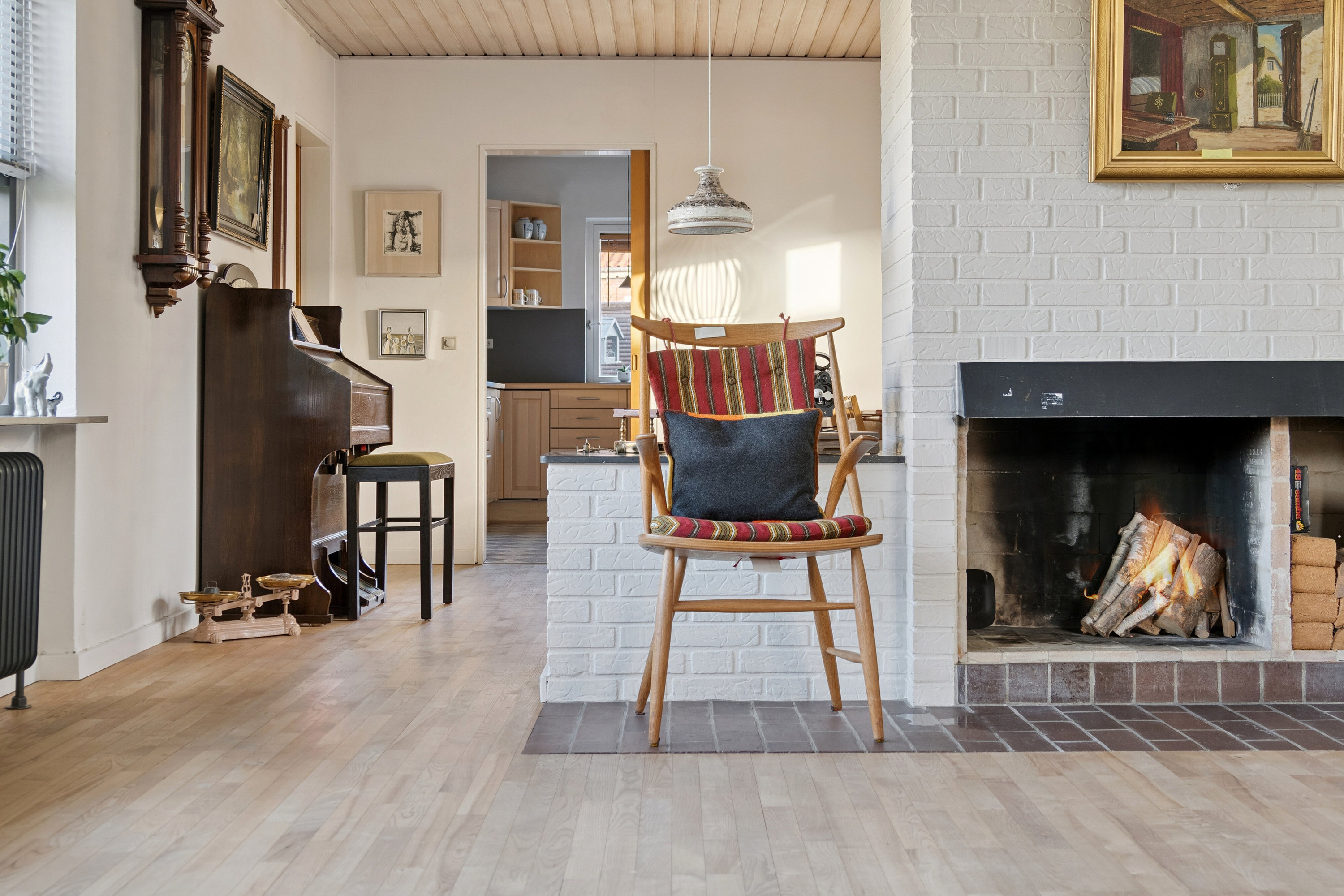 Fremhævet stue billede i fuldskærmstilstand. Billede af Anne Søes Vej 5, 7700 Thisted