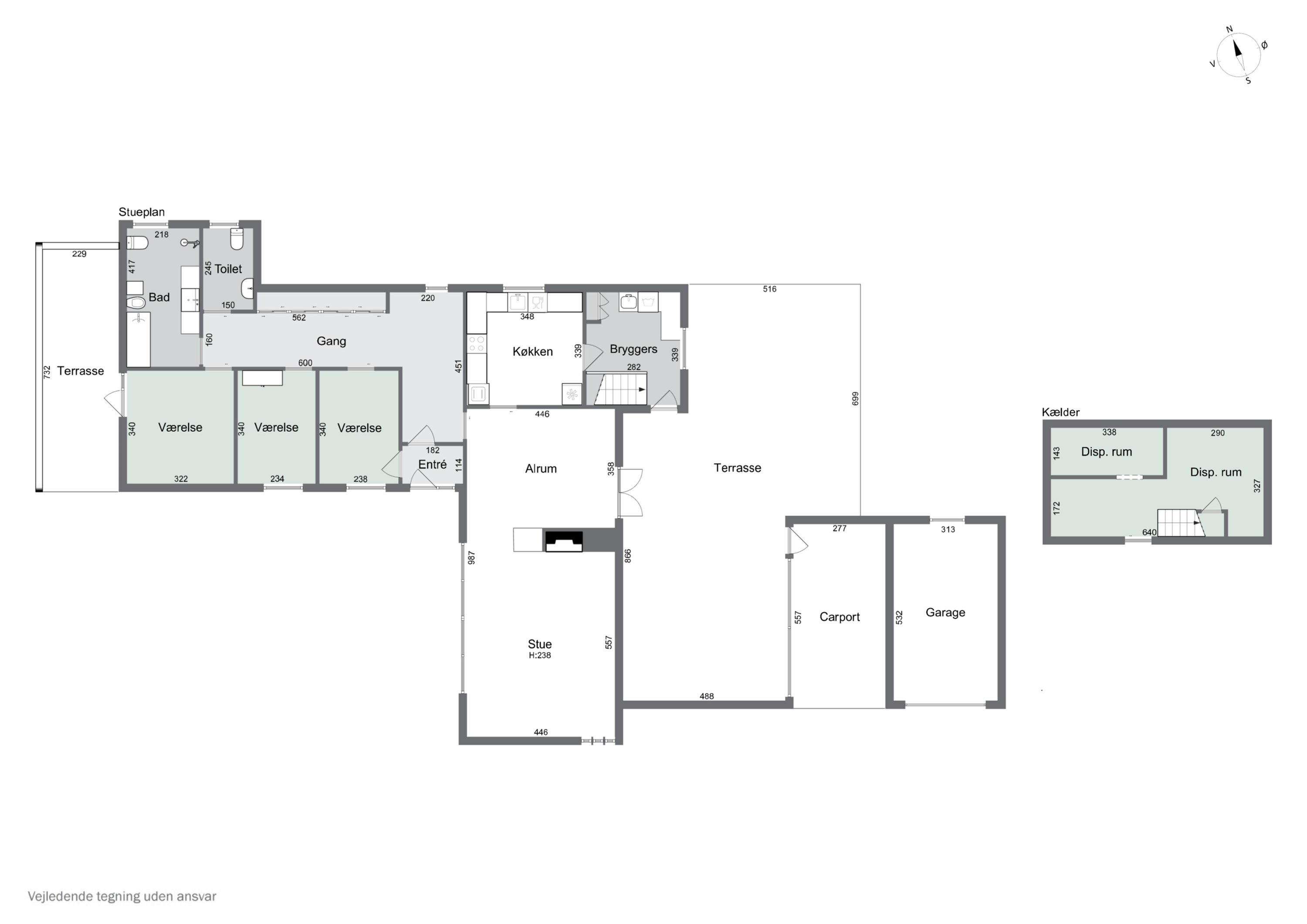Plantegninger billede af Anne Søes Vej 5, 7700 Thisted