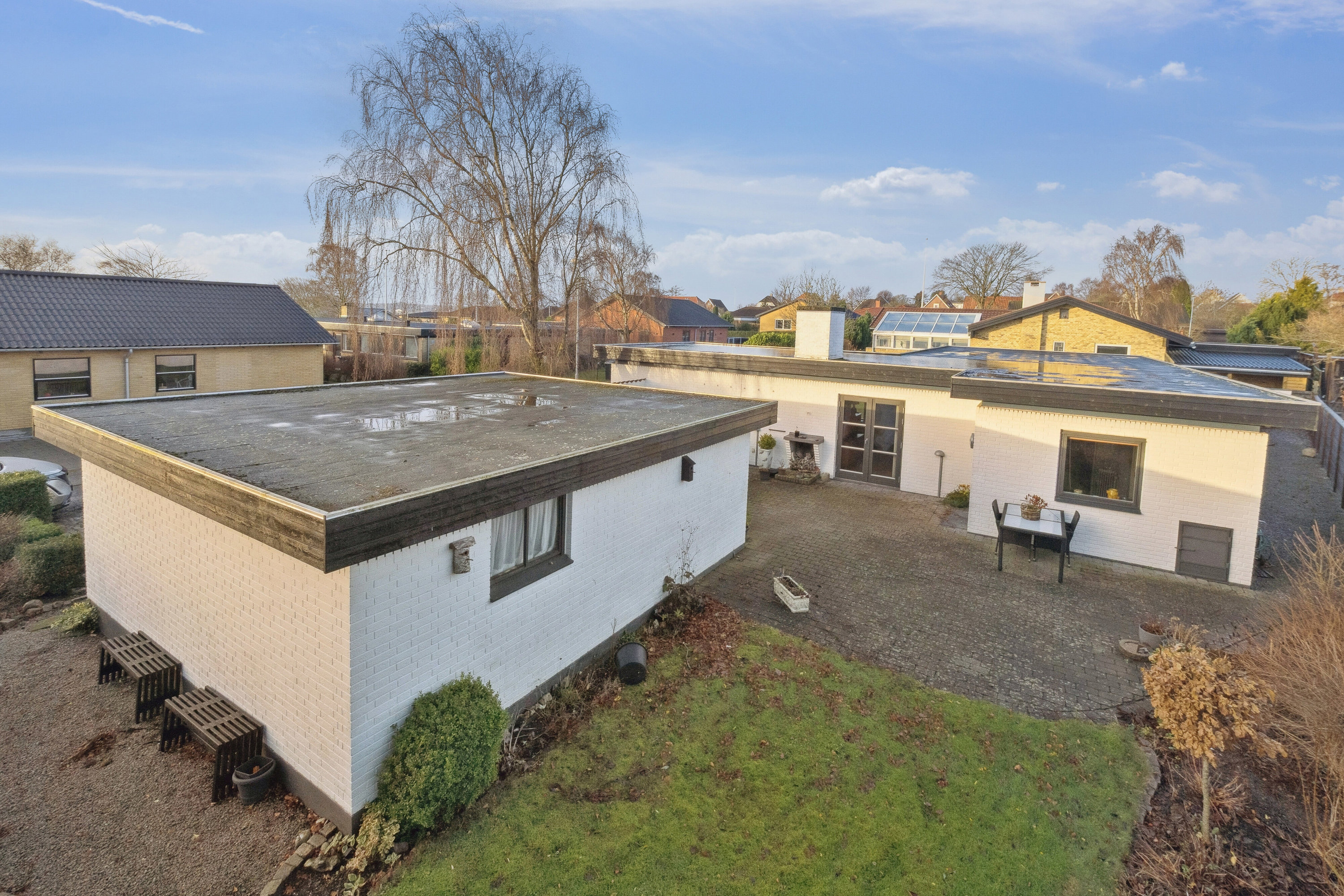 Fremhævet luftfoto billede i fuldskærmstilstand. Billede af Anne Søes Vej 5, 7700 Thisted