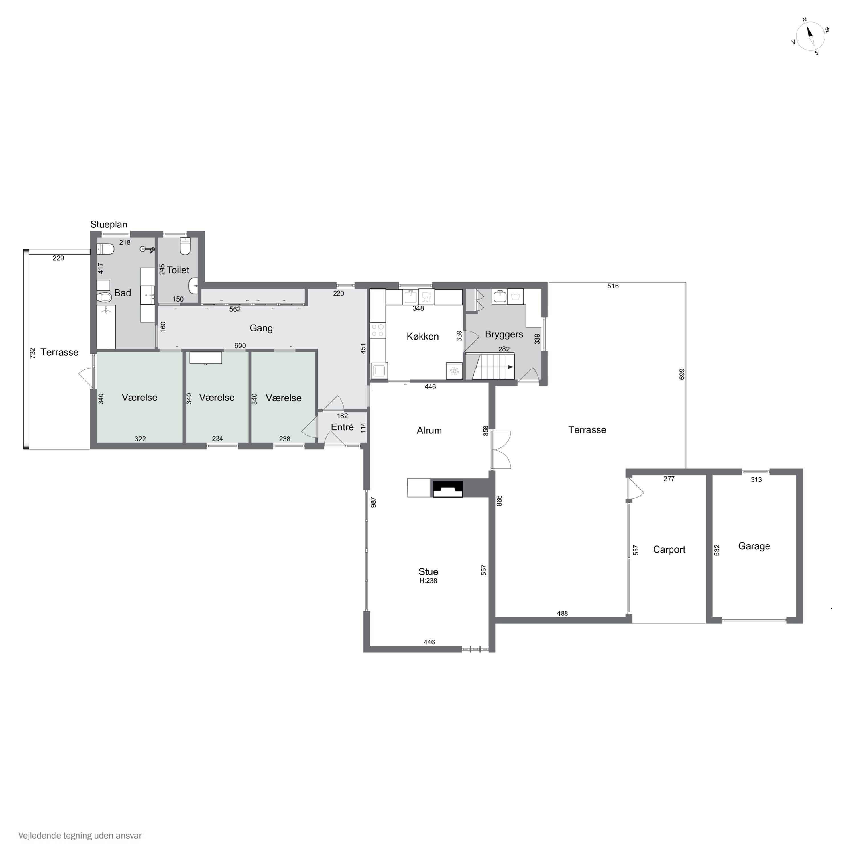 Plantegninger billede af Anne Søes Vej 5, 7700 Thisted