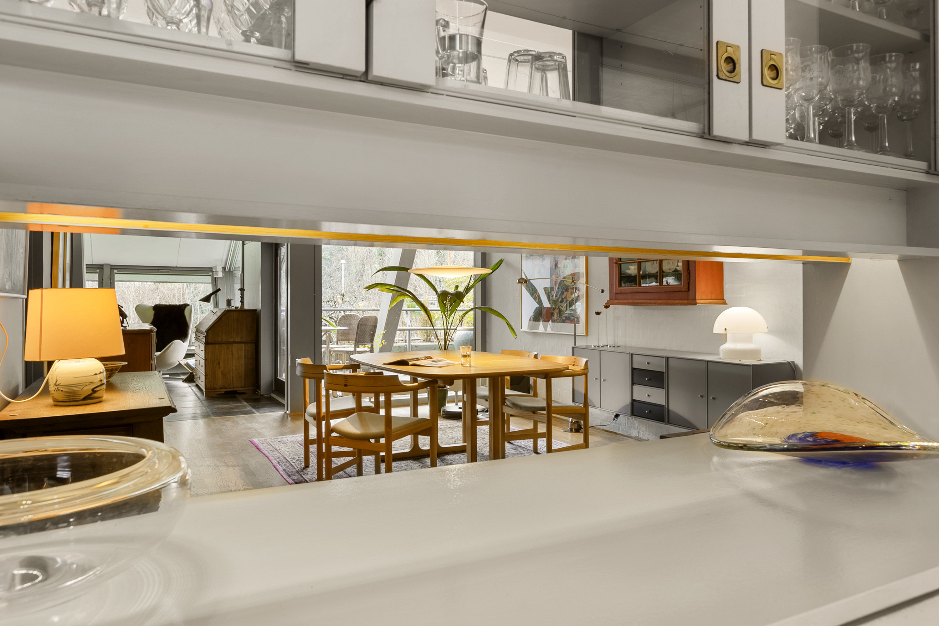 Fremhævet spisestue billede i fuldskærmstilstand. Billede af Nørreskovvænget 19, 6200 Aabenraa