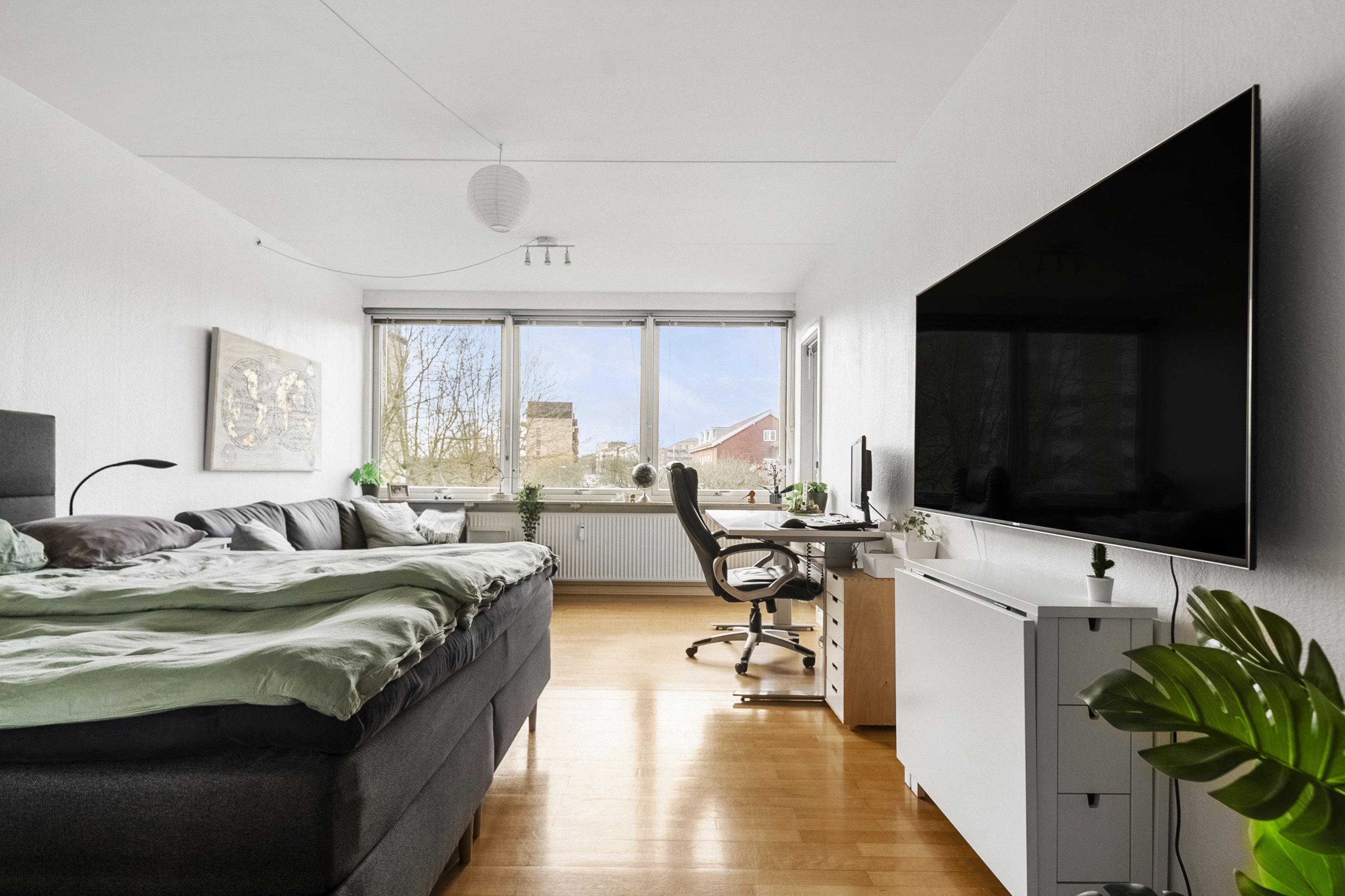 Fremhævet soveværelse billede i fuldskærmstilstand. Billede af Jens Baggesens Vej 108, 2. th., 8200 Aarhus N