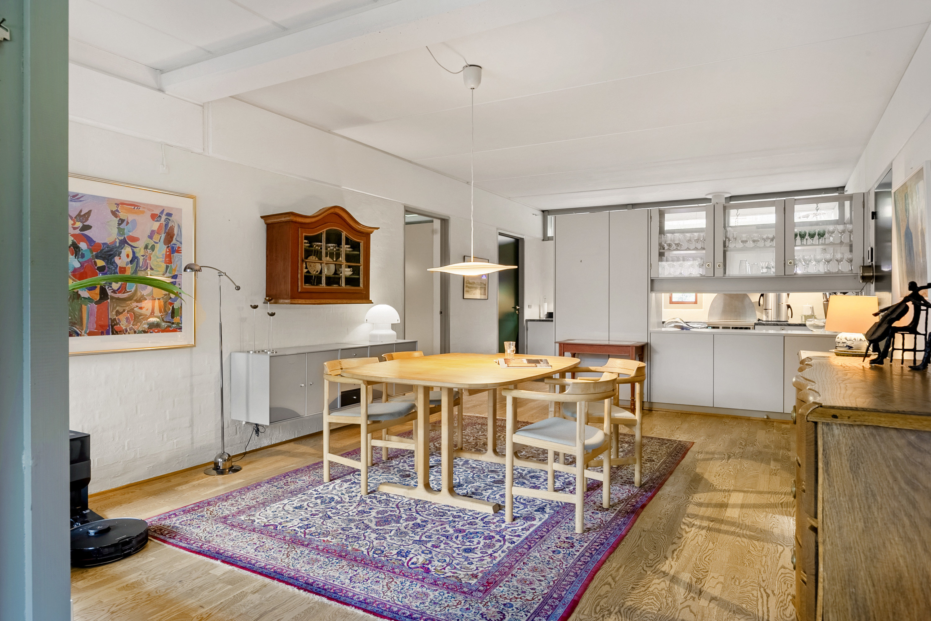 Fremhævet spisestue billede i fuldskærmstilstand. Billede af Nørreskovvænget 19, 6200 Aabenraa