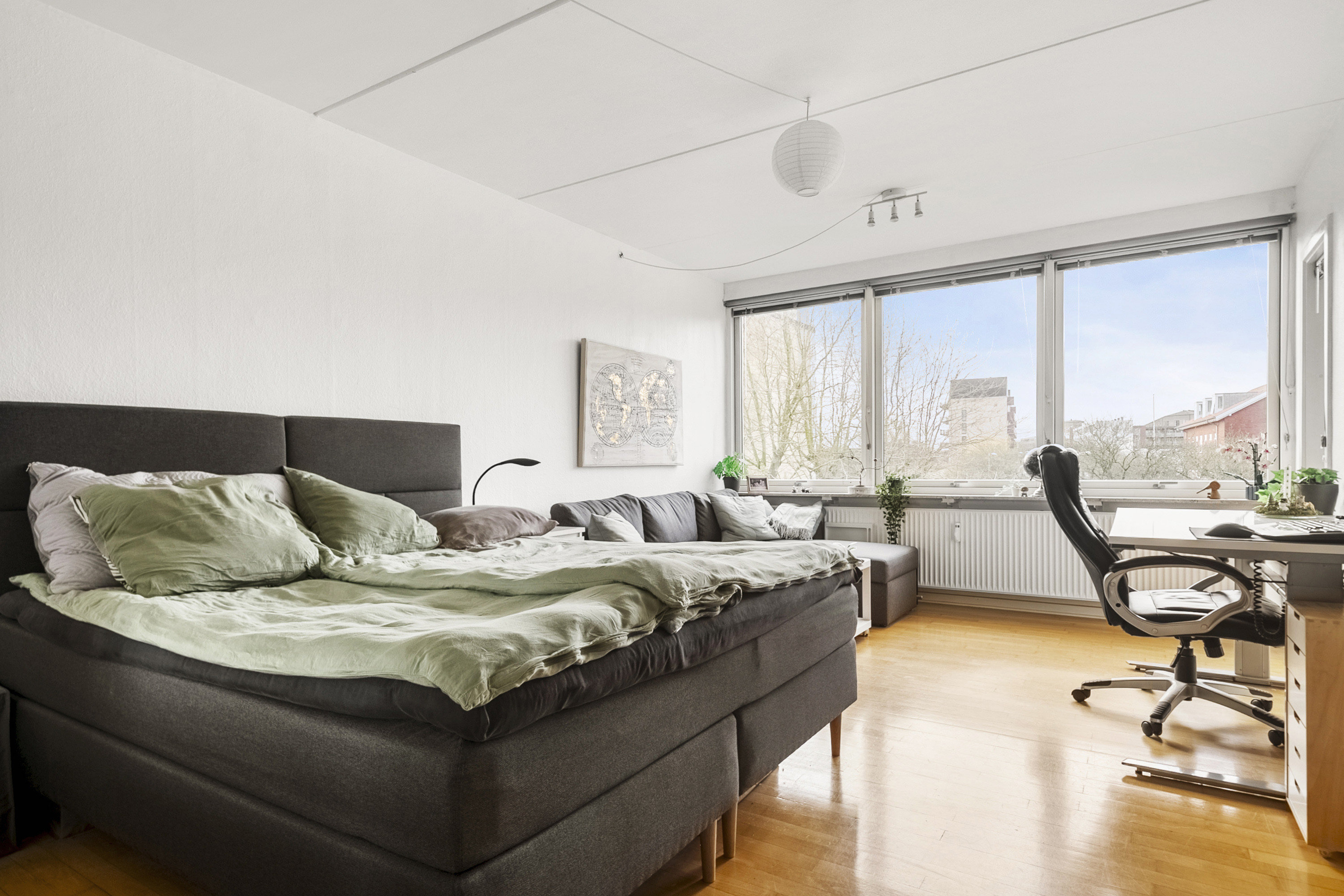 Fremhævet soveværelse billede i fuldskærmstilstand. Billede af Jens Baggesens Vej 108, 2. th., 8200 Aarhus N