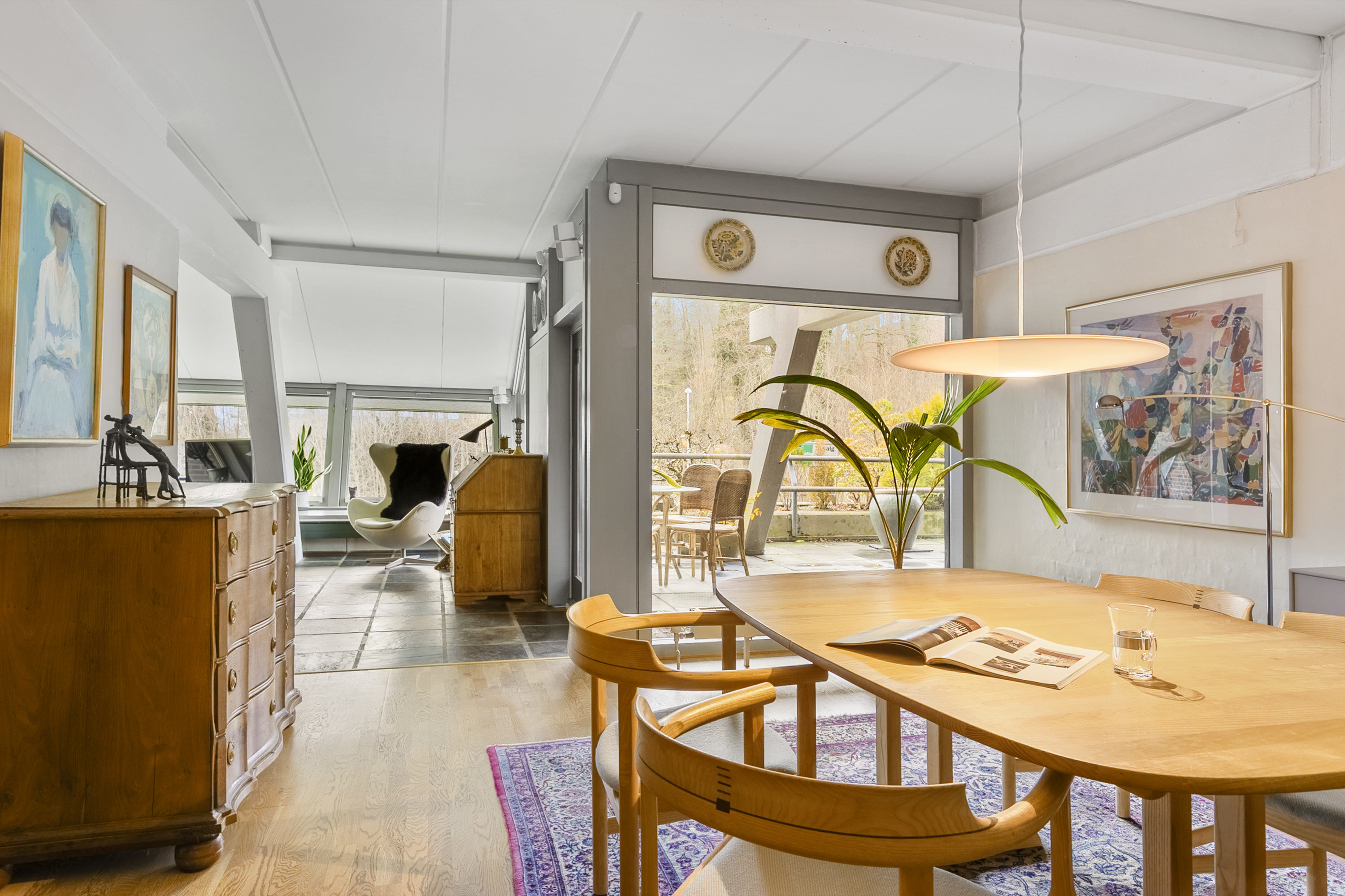 Fremhævet spisestue billede i fuldskærmstilstand. Billede af Nørreskovvænget 19, 6200 Aabenraa