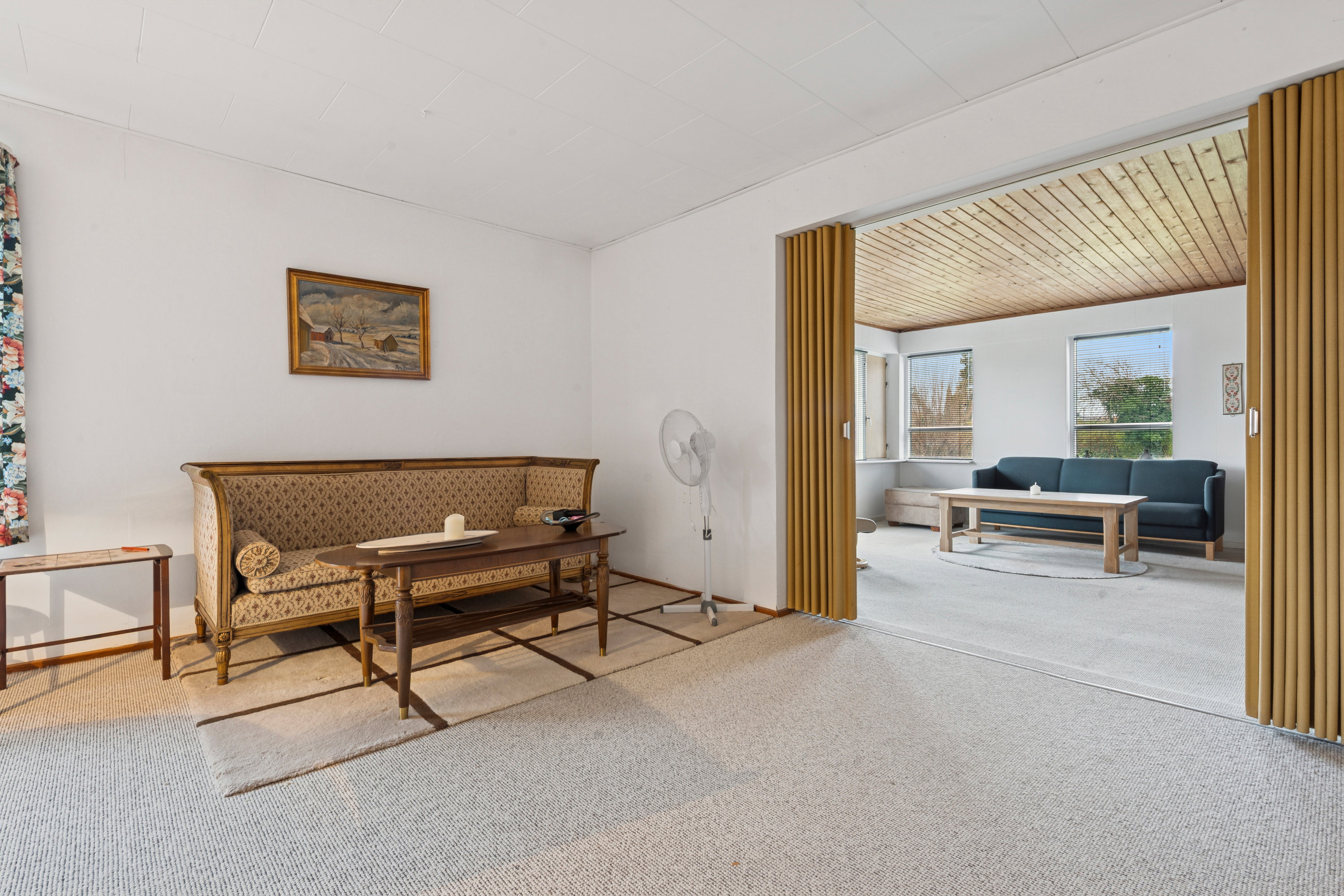 Fremhævet stue billede i fuldskærmstilstand. Billede af Lundager 27, 2670 Greve