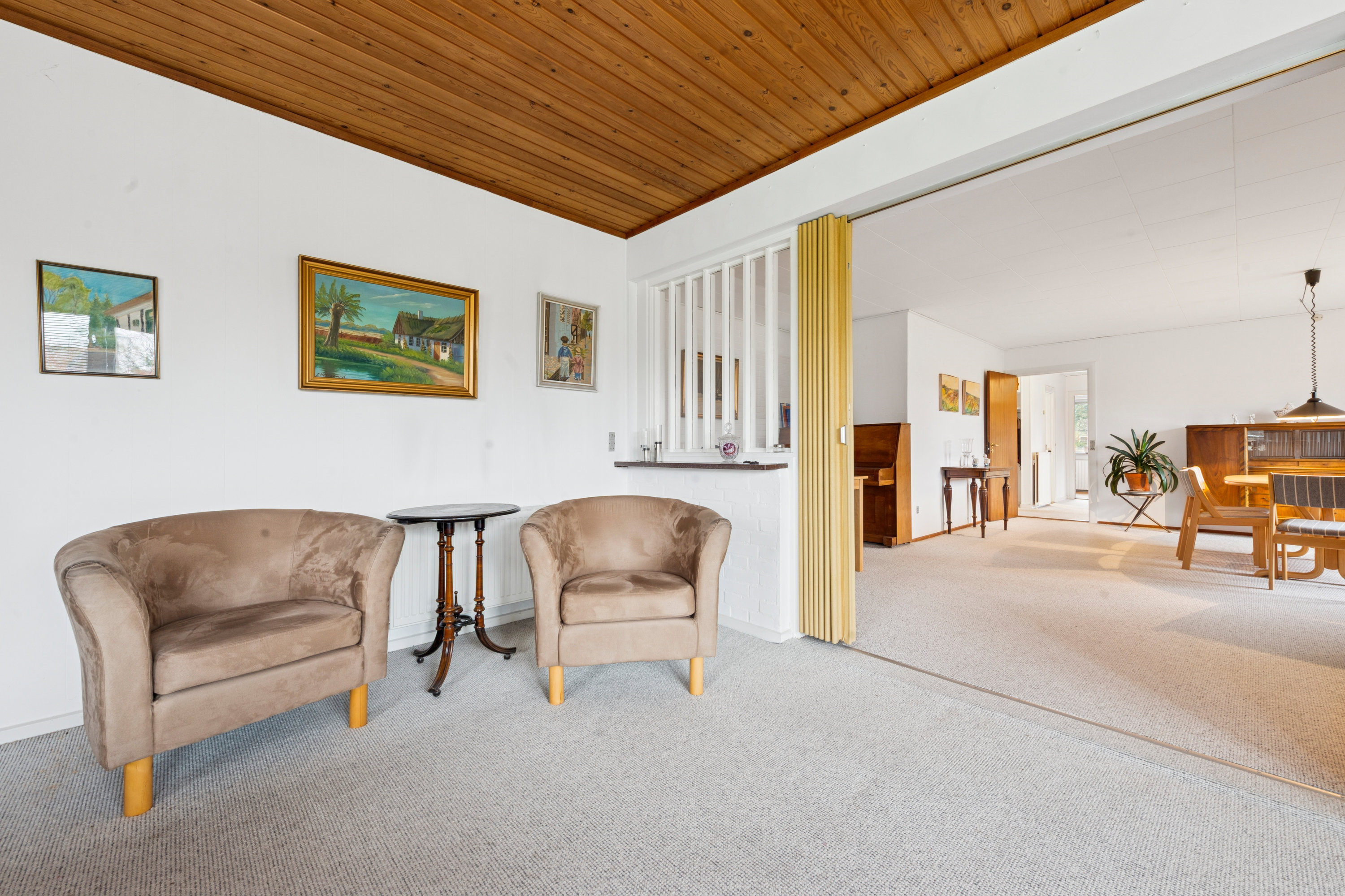 Fremhævet stue billede i fuldskærmstilstand. Billede af Lundager 27, 2670 Greve