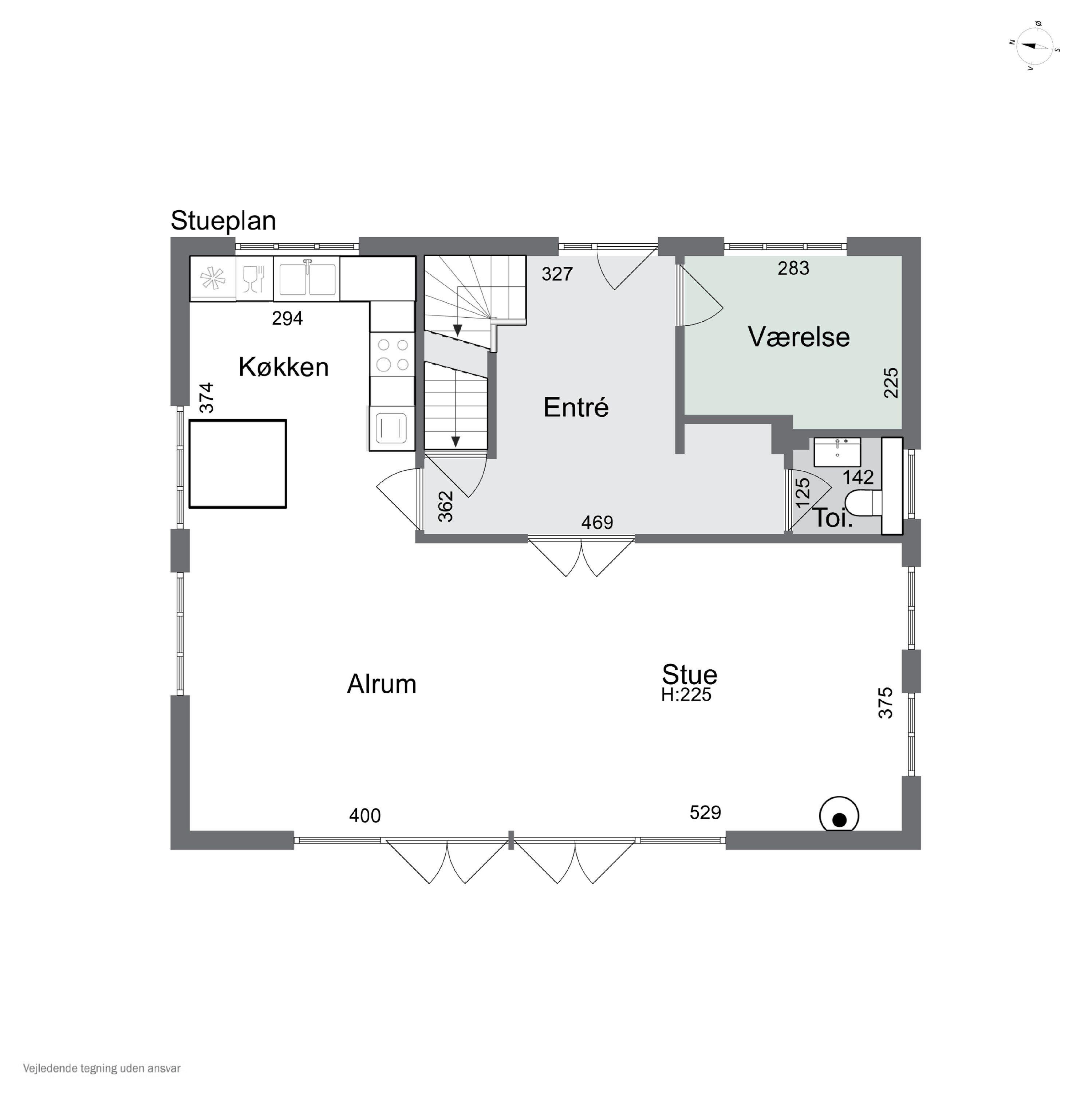 Plantegninger billede af Louisevej 2, 2800 Kongens Lyngby