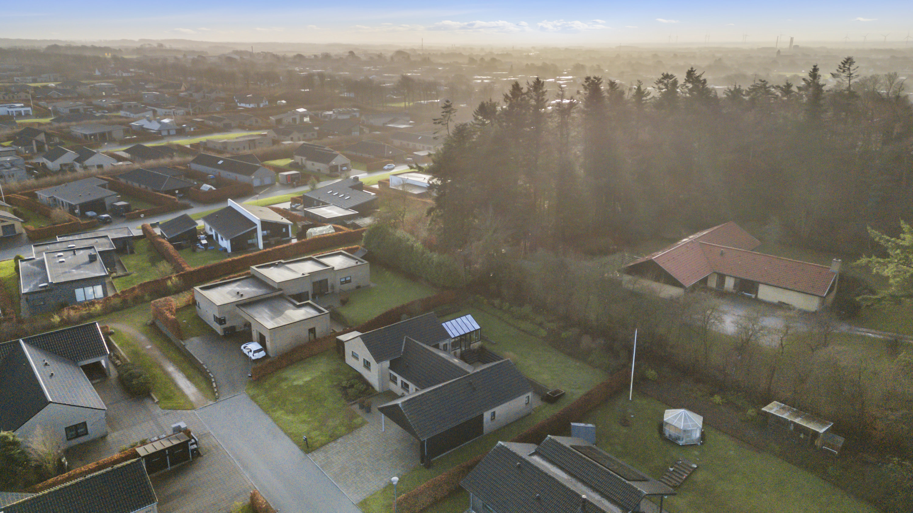 Fremhævet luftfoto billede i fuldskærmstilstand. Billede af Ådalen 539, 9700 Brønderslev