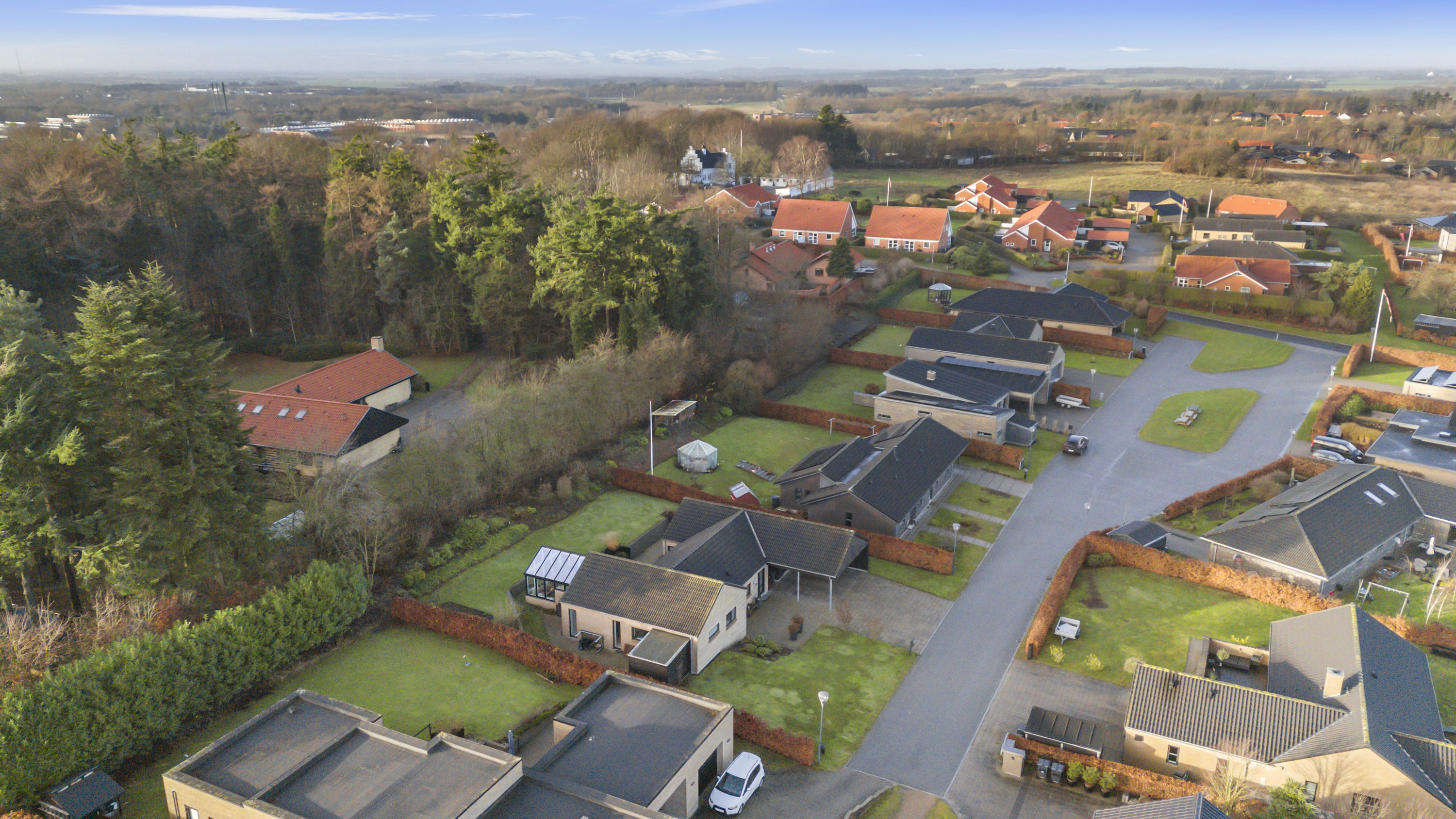 Fremhævet luftfoto billede i fuldskærmstilstand. Billede af Ådalen 539, 9700 Brønderslev