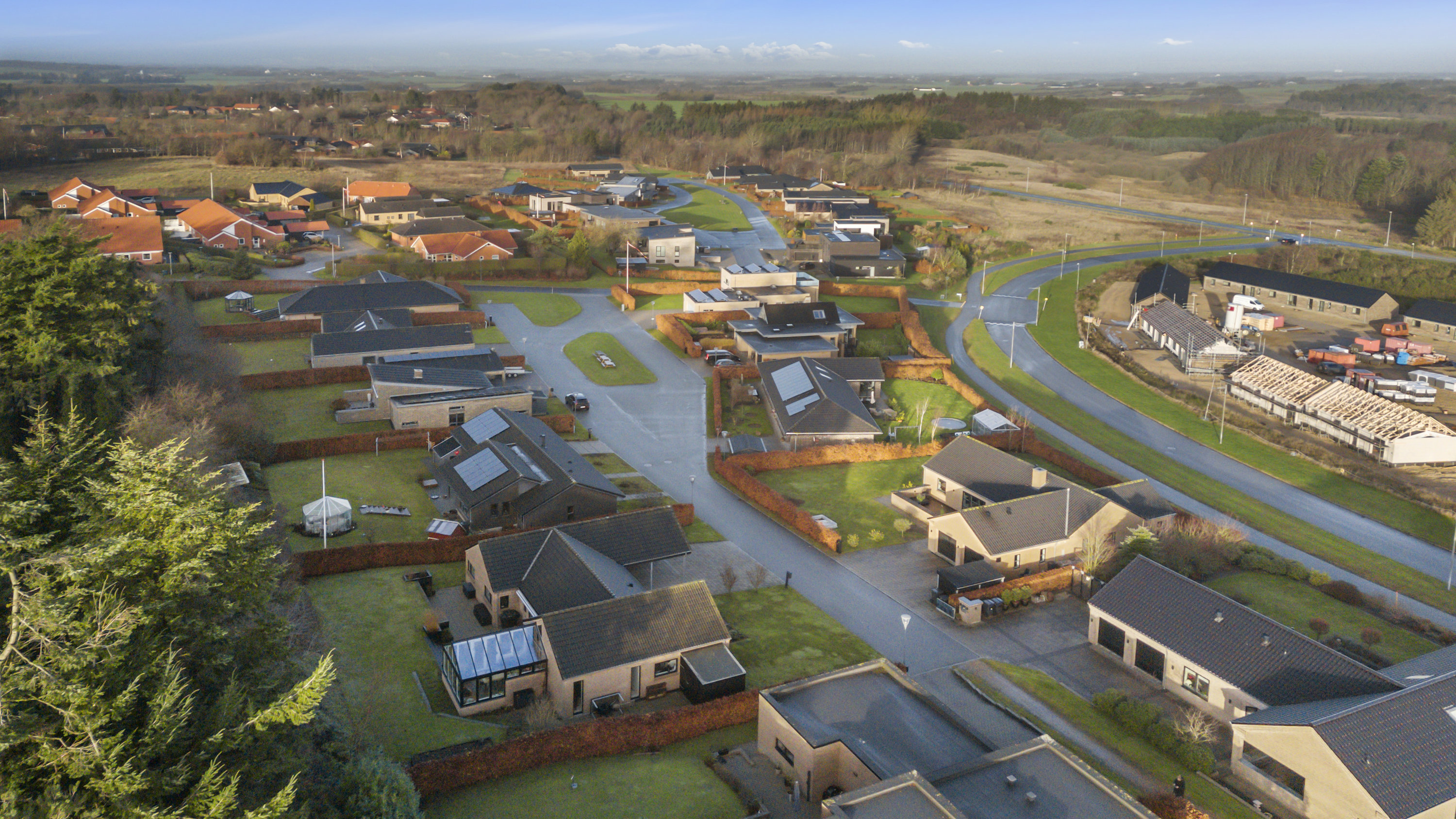 Fremhævet luftfoto billede i fuldskærmstilstand. Billede af Ådalen 539, 9700 Brønderslev