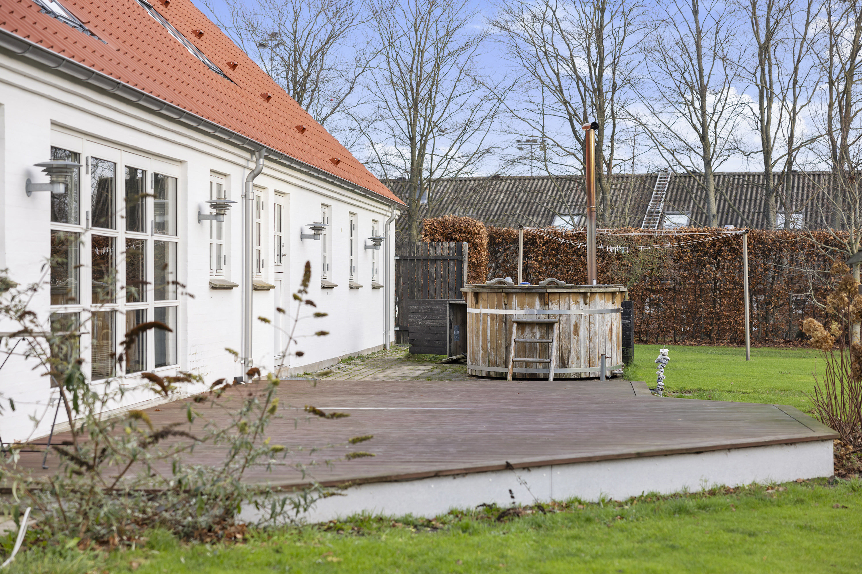 Fremhævet terrasse billede i fuldskærmstilstand. Billede af Østeralle 64, 9300 Sæby