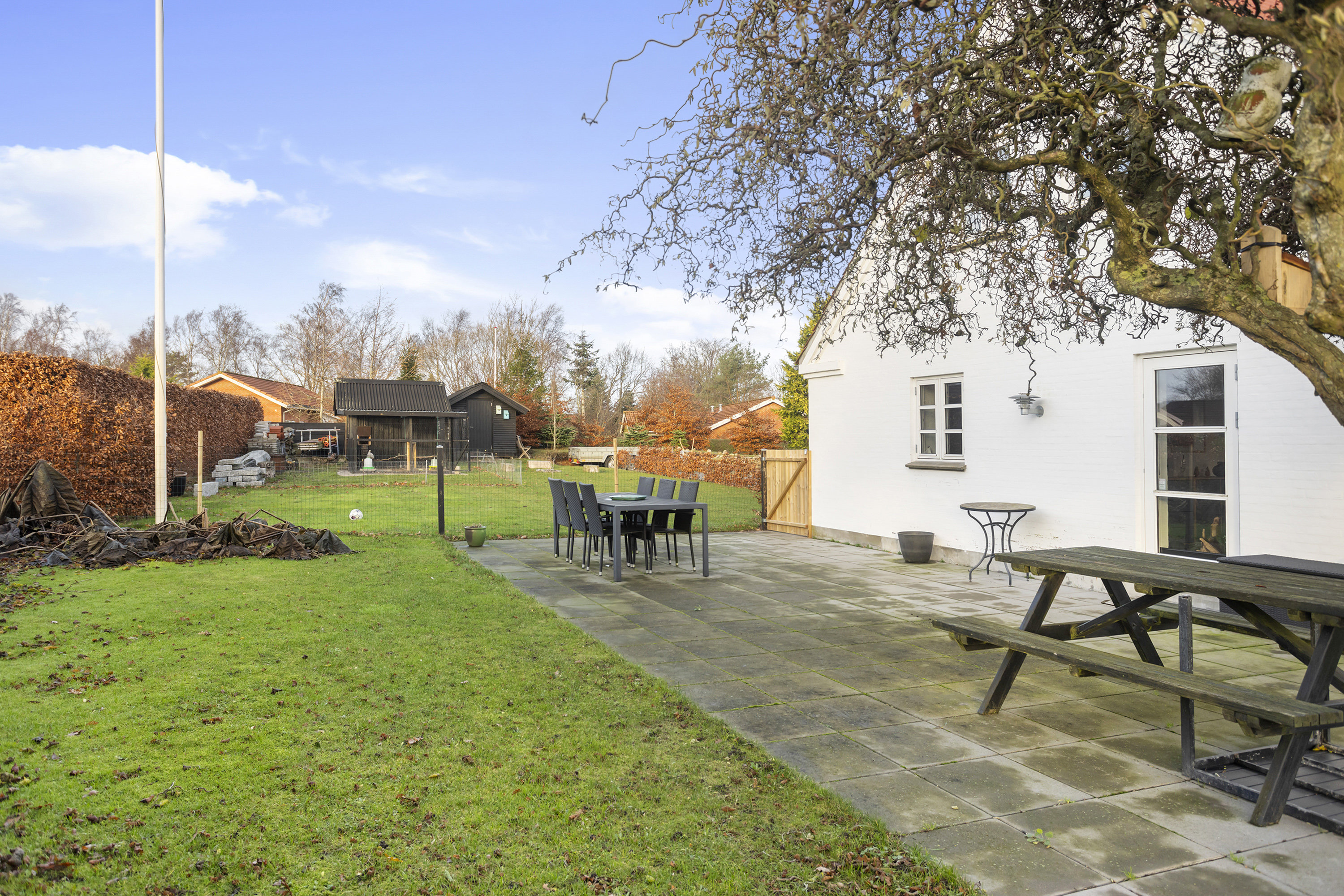 Fremhævet terrasse billede i fuldskærmstilstand. Billede af Østeralle 64, 9300 Sæby