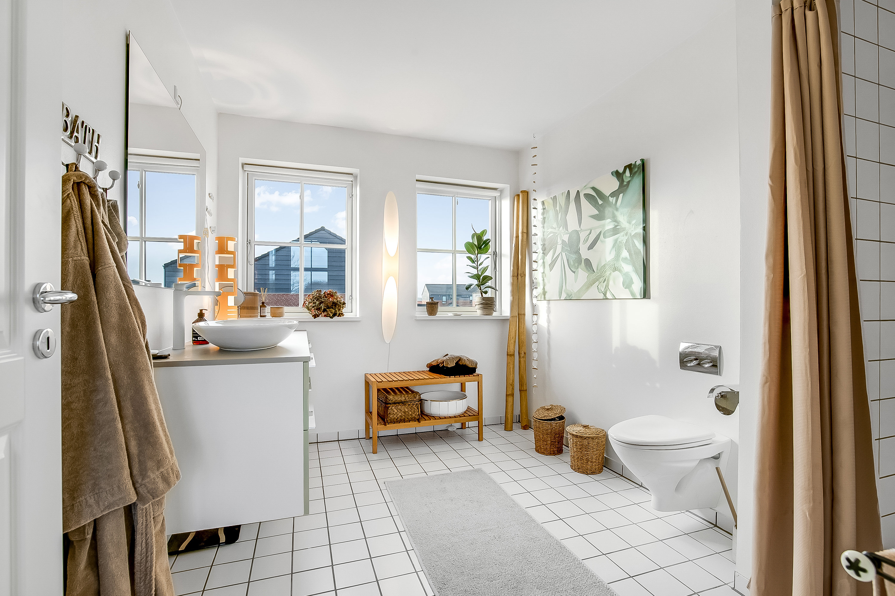 Fremhævet badeværelse billede i fuldskærmstilstand. Billede af Skolebakken 58A, Nr Bjert, 6000 Kolding