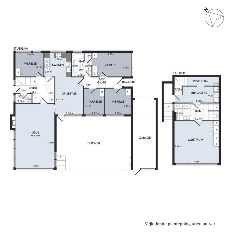 Plantegninger billede af Højdedraget 7, 8660 Skanderborg