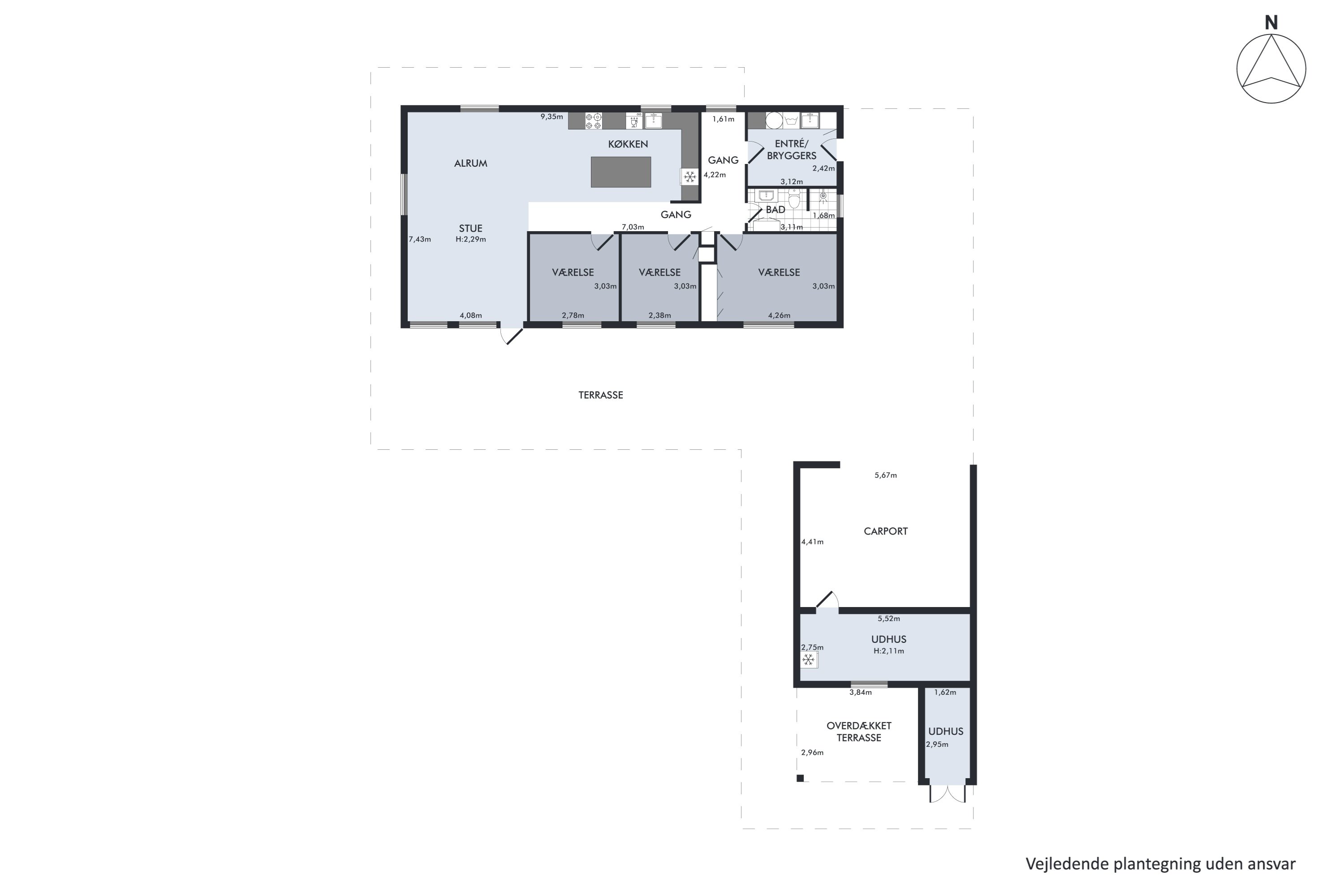 Plantegninger billede af Ndr Fælledvej 22, 8963 Auning