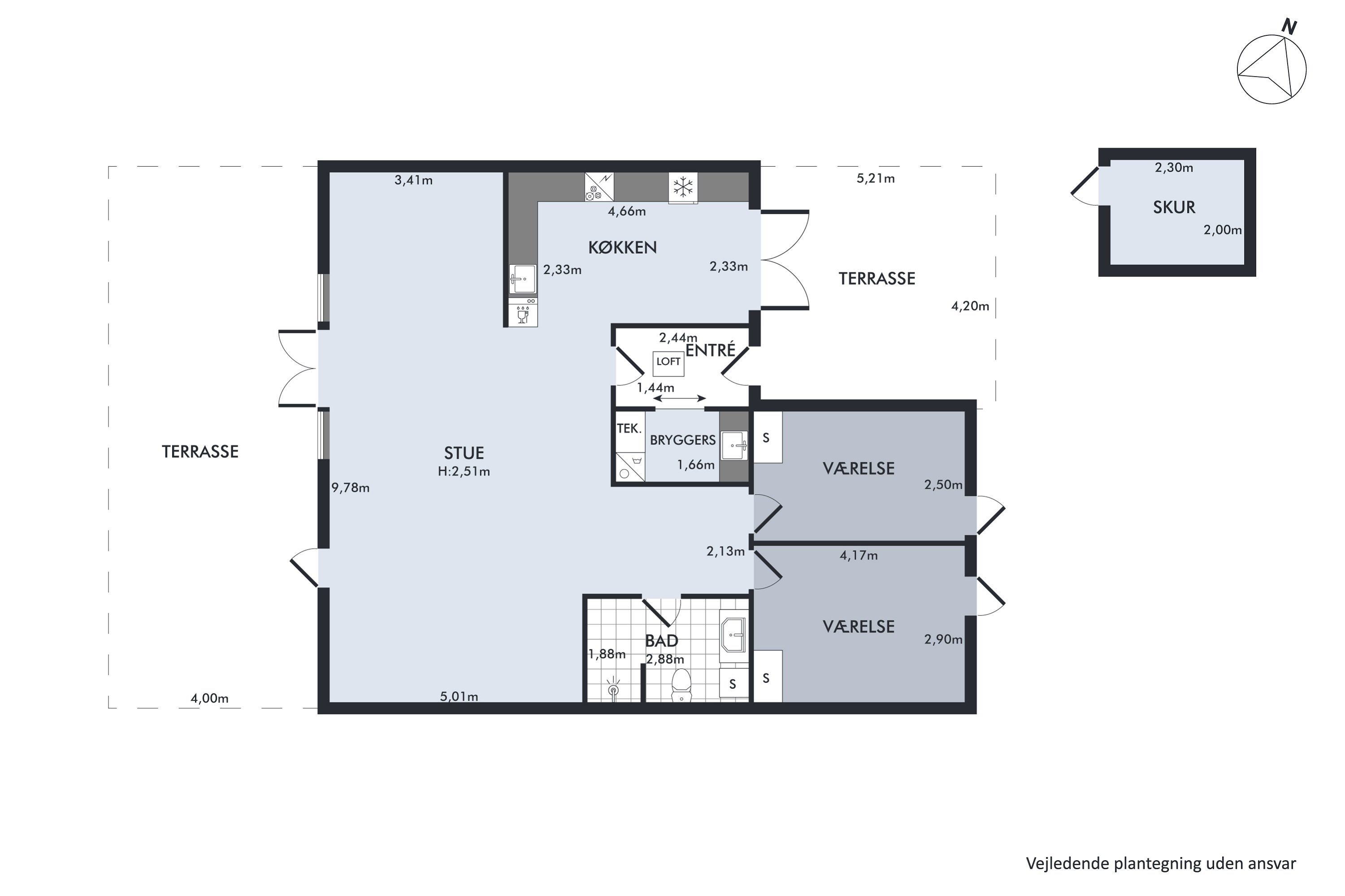 Plantegninger billede af Nicolinevej 66, Strøby Egede, 4600 Køge