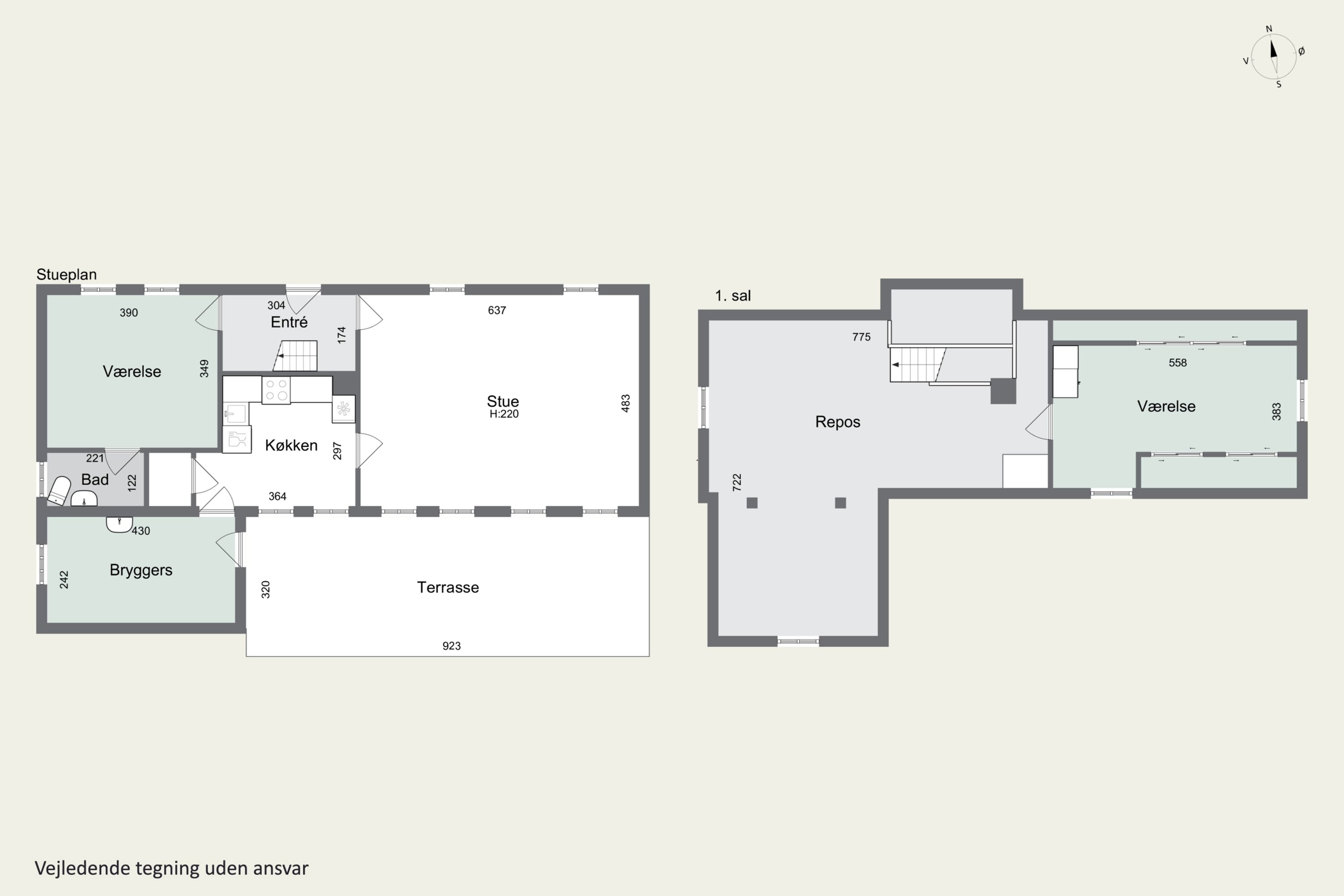 Plantegninger billede af Assensvej 334, Frankfri, 5690 Tommerup