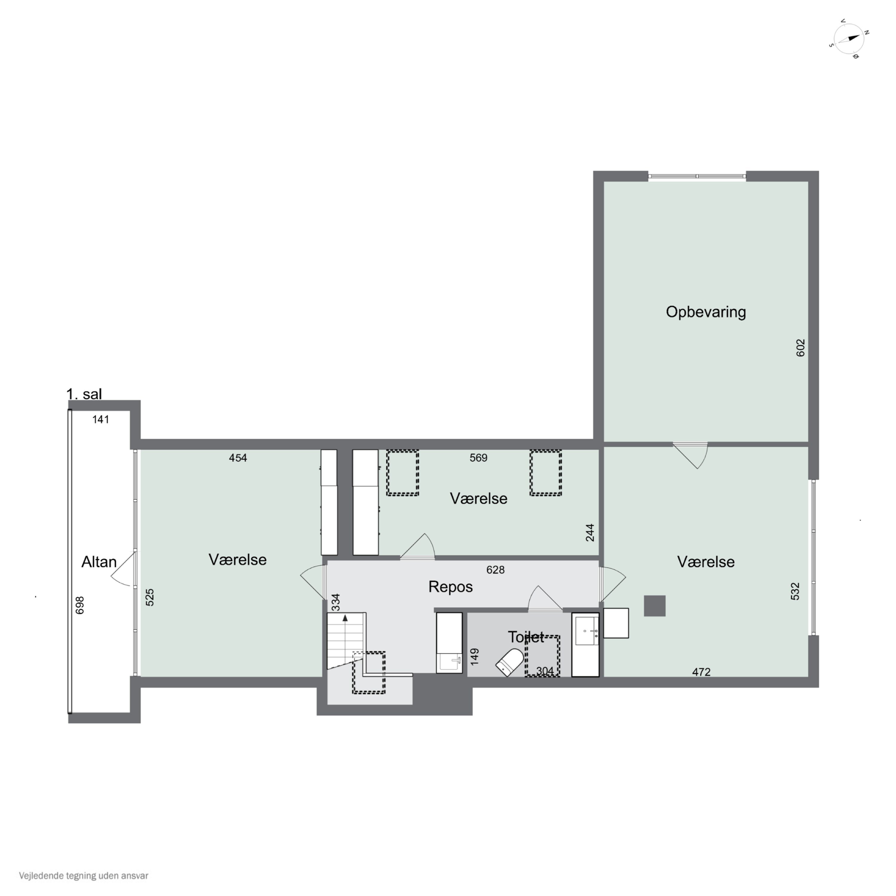 Plantegninger billede af Fjordvænget 2, Kollund, 6340 Kruså