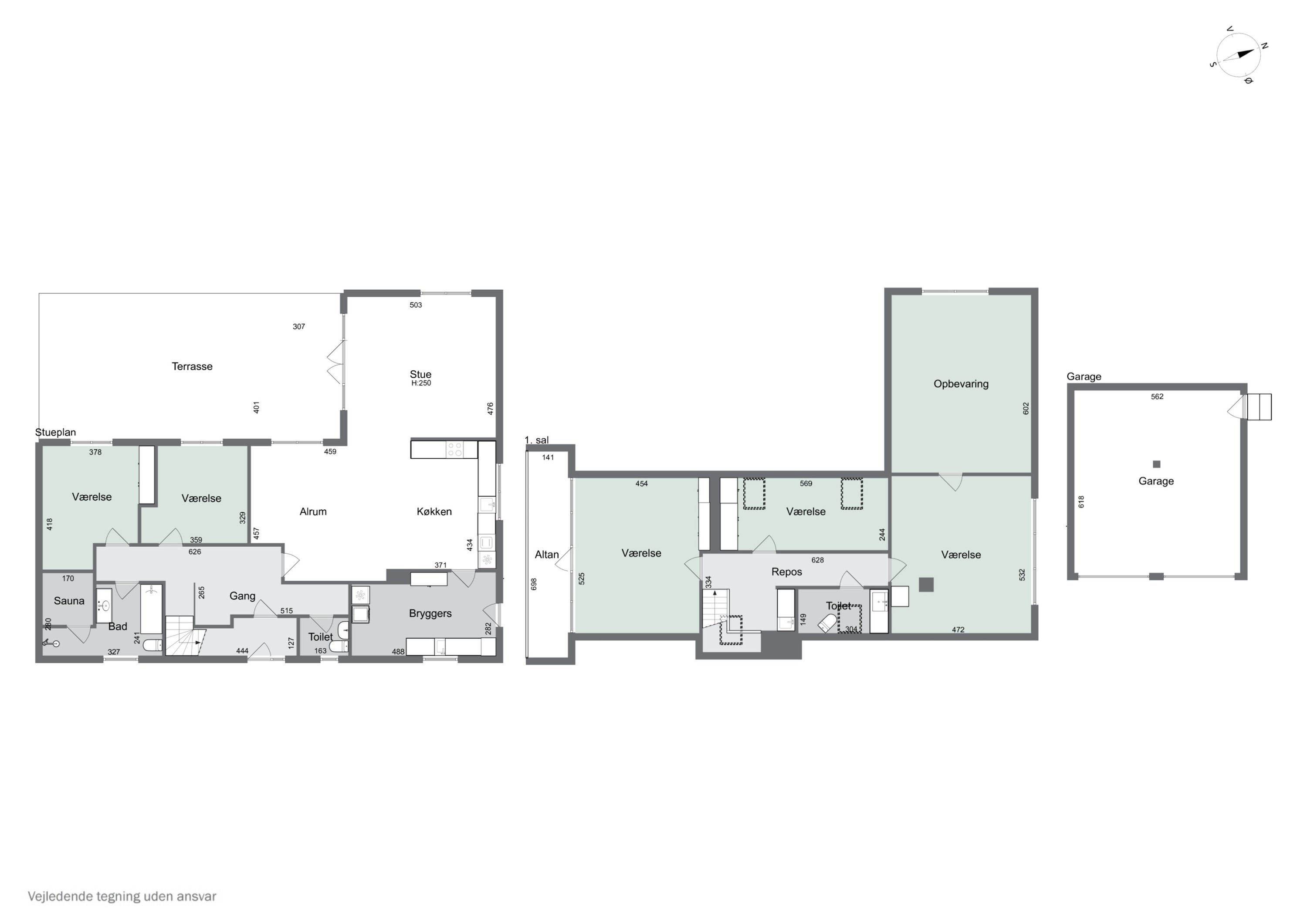 Plantegninger billede af Fjordvænget 2, Kollund, 6340 Kruså