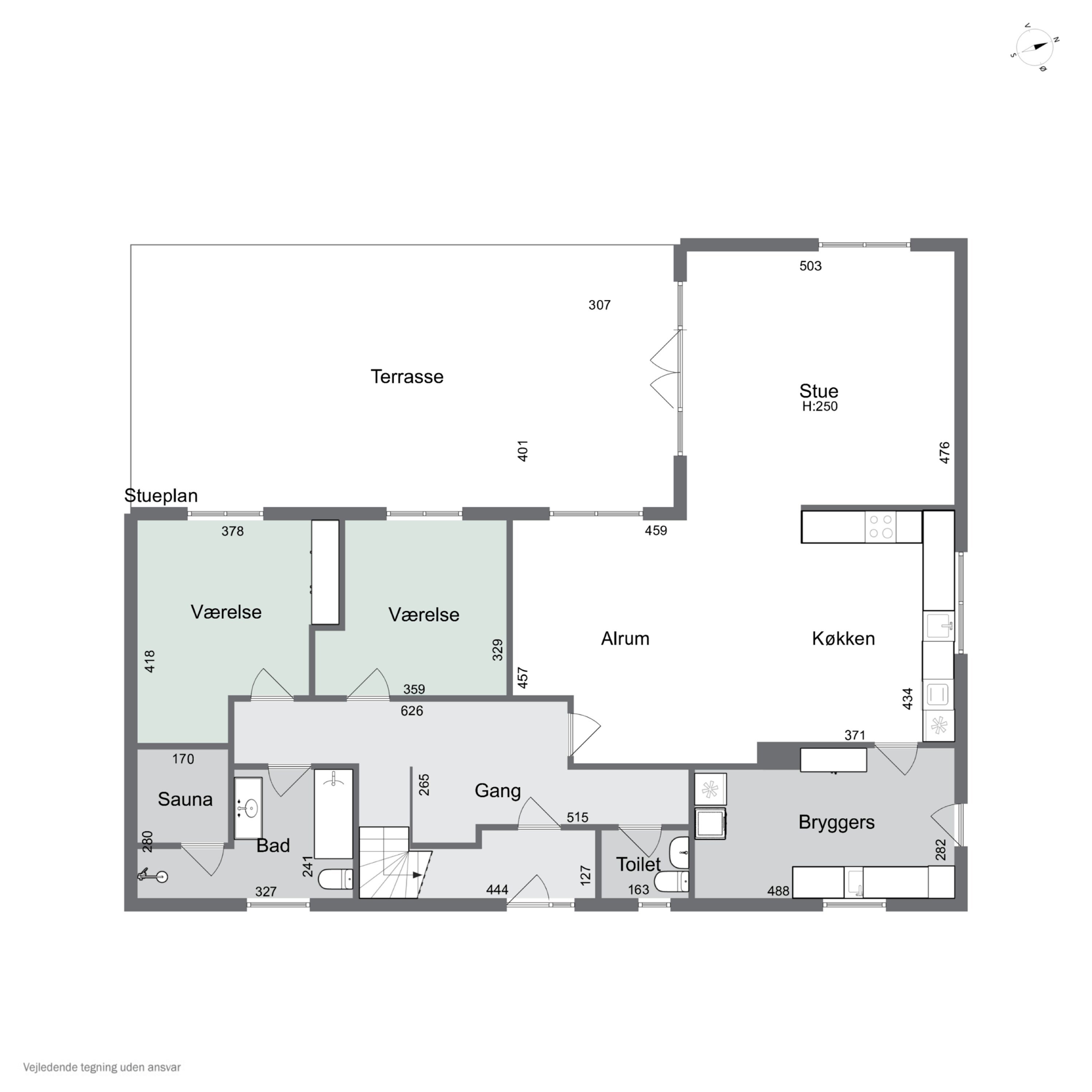 Plantegninger billede af Fjordvænget 2, Kollund, 6340 Kruså