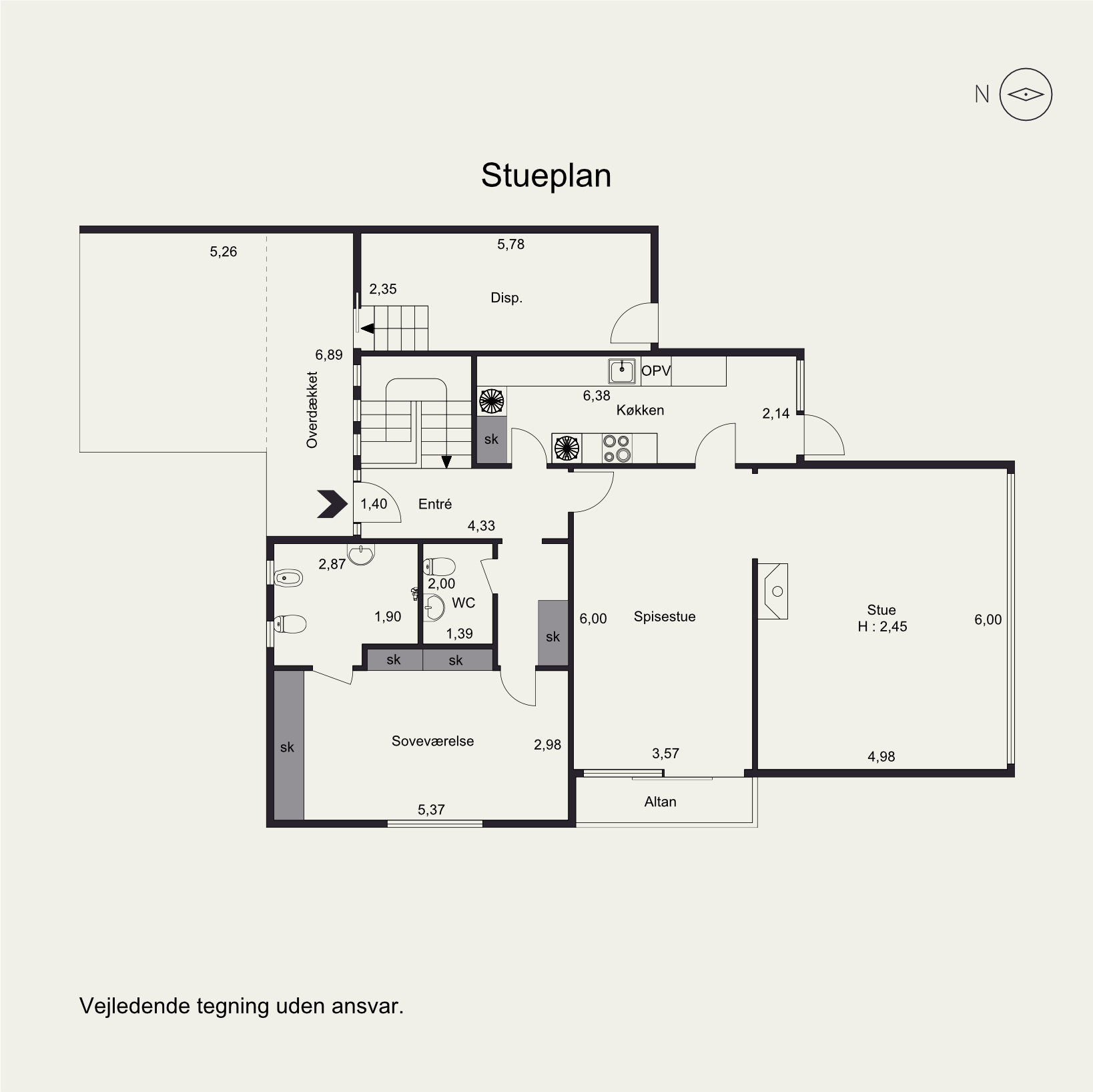 Plantegninger billede af Jeppe Aakjærs Vej 4, 8700 Horsens