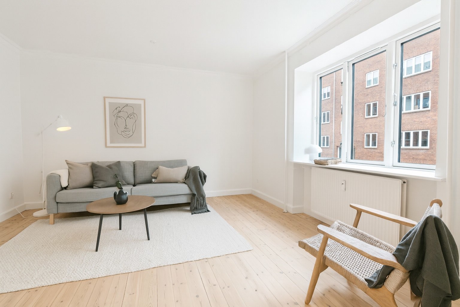 Fremhævet stue billede i fuldskærmstilstand. Billede af Læsøgade 7, st.. th., 9000 Aalborg