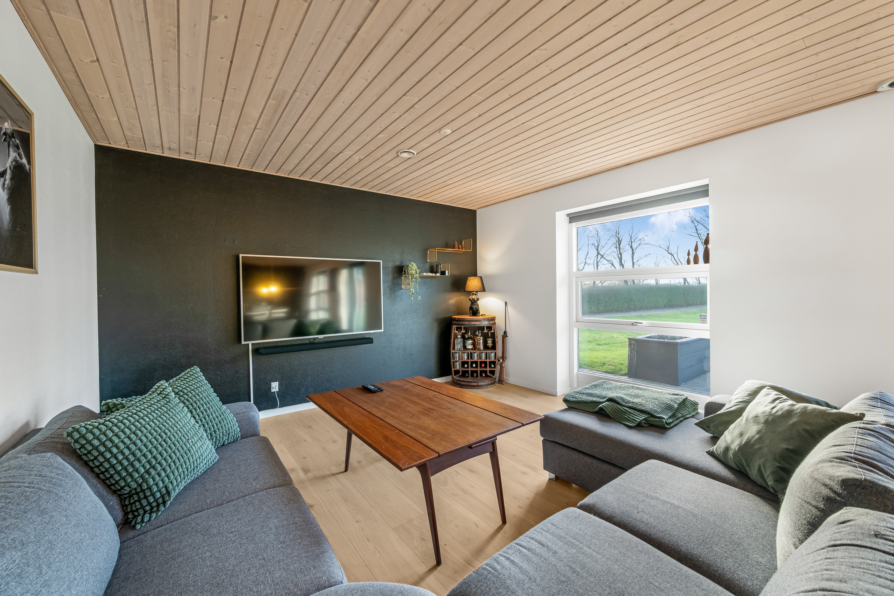 Fremhævet stue billede i fuldskærmstilstand. Billede af Vorgod Østerbyvej 19, Vorgod Ø, 6920 Videbæk