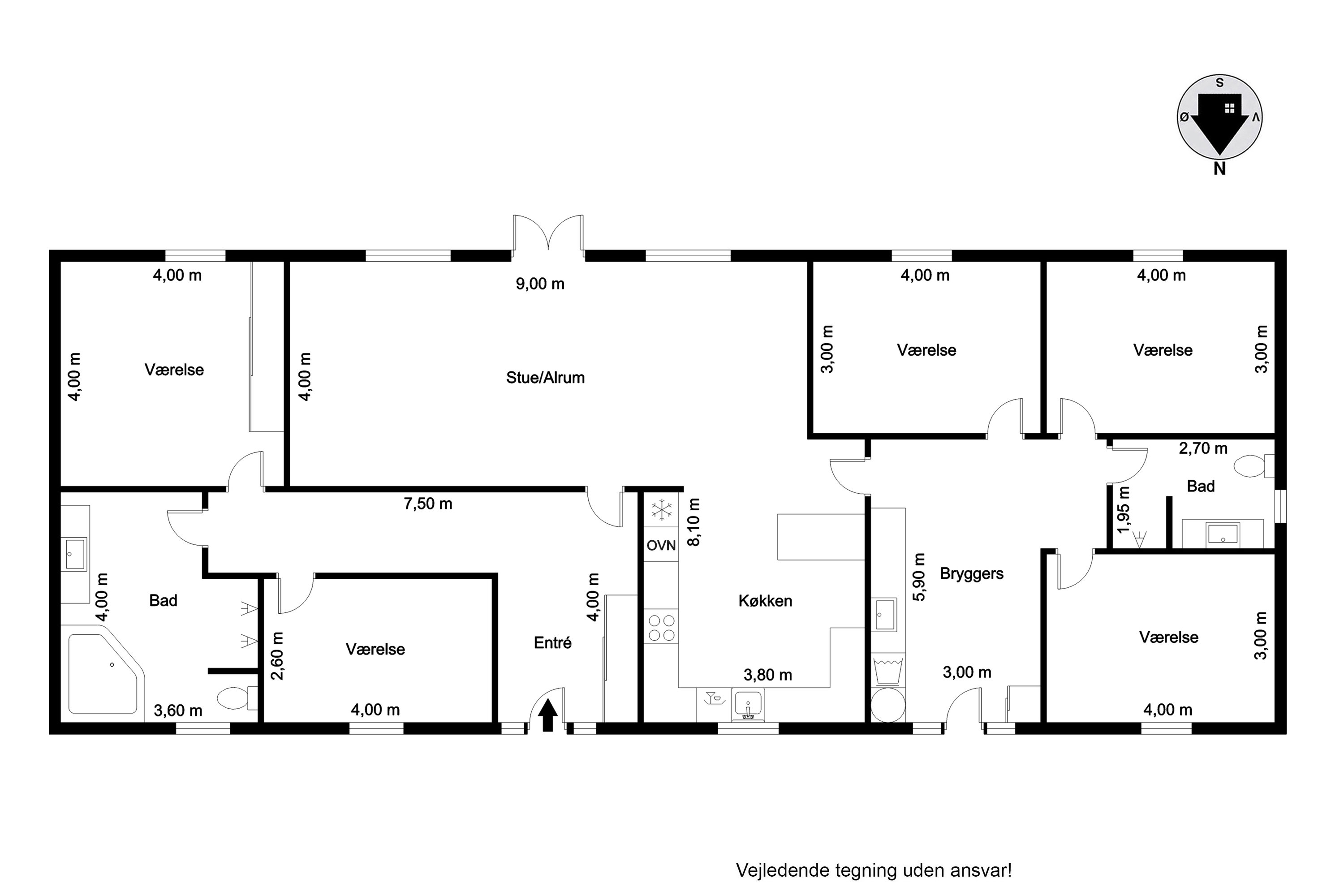 Plantegninger billede af Vorgod Østerbyvej 19, Vorgod Ø, 6920 Videbæk