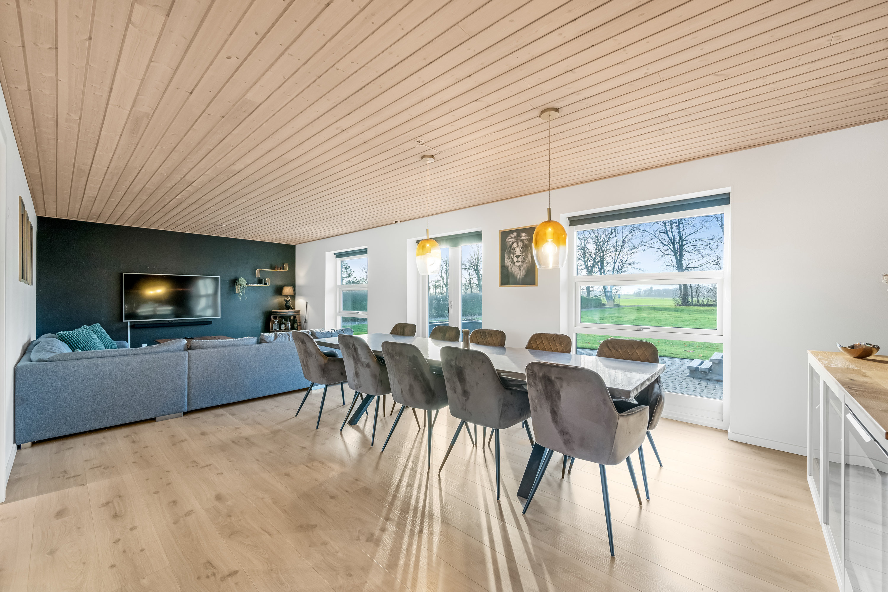 Fremhævet stue billede i fuldskærmstilstand. Billede af Vorgod Østerbyvej 19, Vorgod Ø, 6920 Videbæk