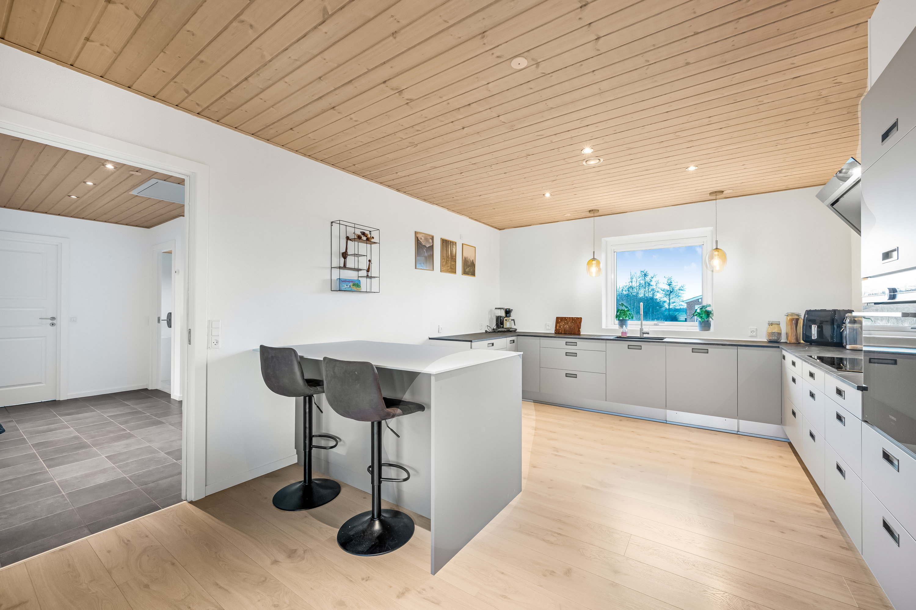 Fremhævet køkken billede i fuldskærmstilstand. Billede af Vorgod Østerbyvej 19, Vorgod Ø, 6920 Videbæk